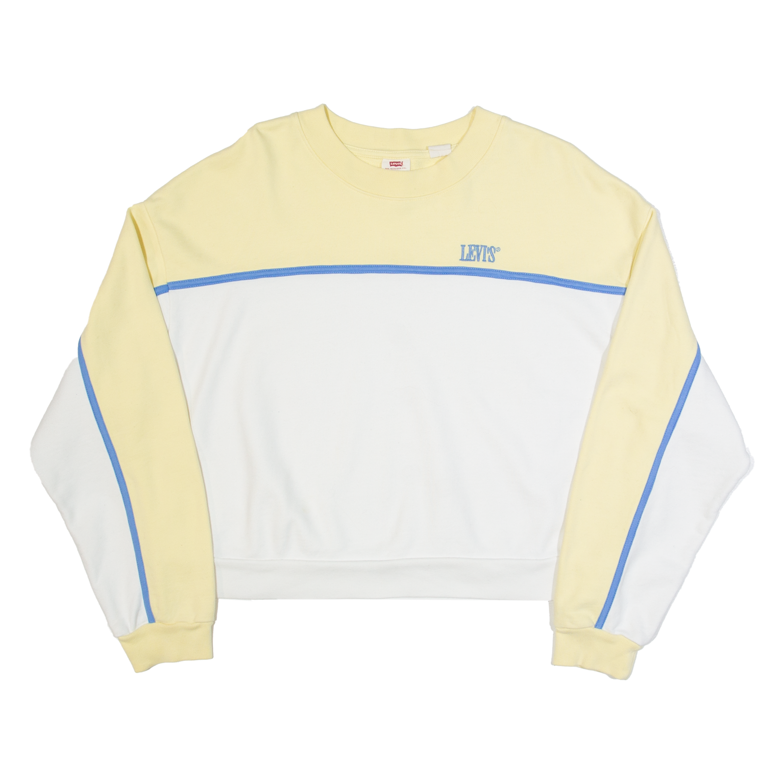 Buy LEVI'S Oversized Cropped Womens Sweatshirt White XS Refurbished - $36.39 LEVI'S Oversized Cropped Womens Sweatshirt White XS Refurbished - N/A refurbished available on Cerqular