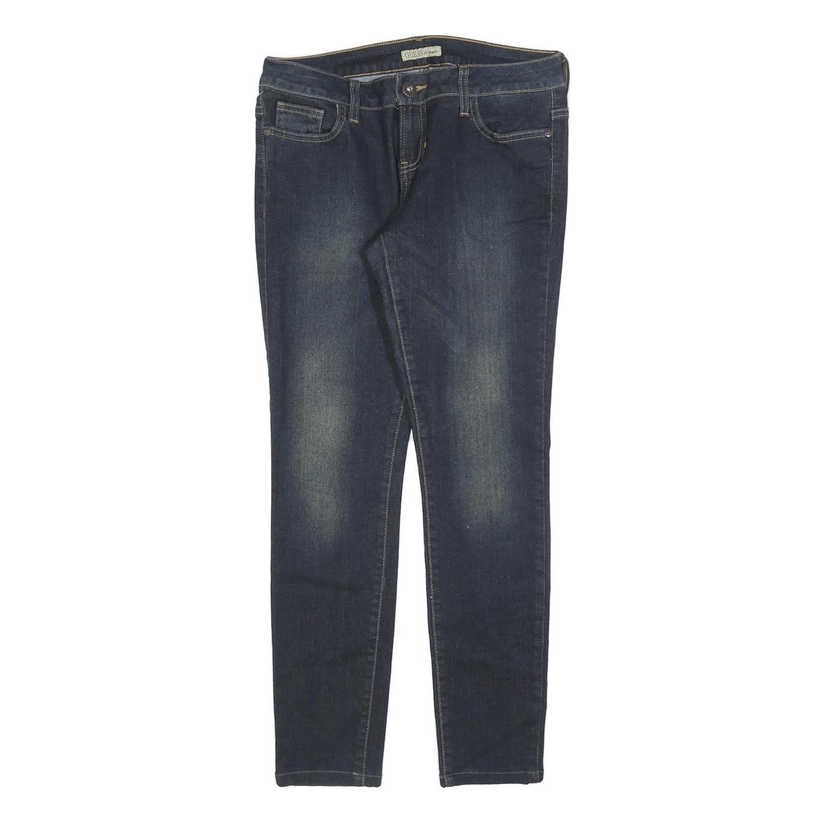 GUESS Womens Jeans Blue Slim Skinny Denim W29 L29 Classic Stylish Fit Refurbished - N/A refurbished available on Cerqular