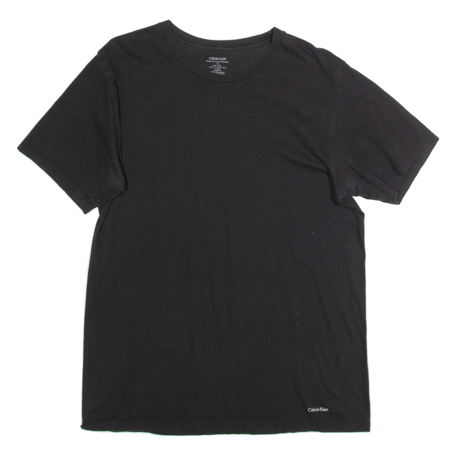 CALVIN KLEIN Mens T-Shirt Black M Refurbished - N/A refurbished available on Cerqular