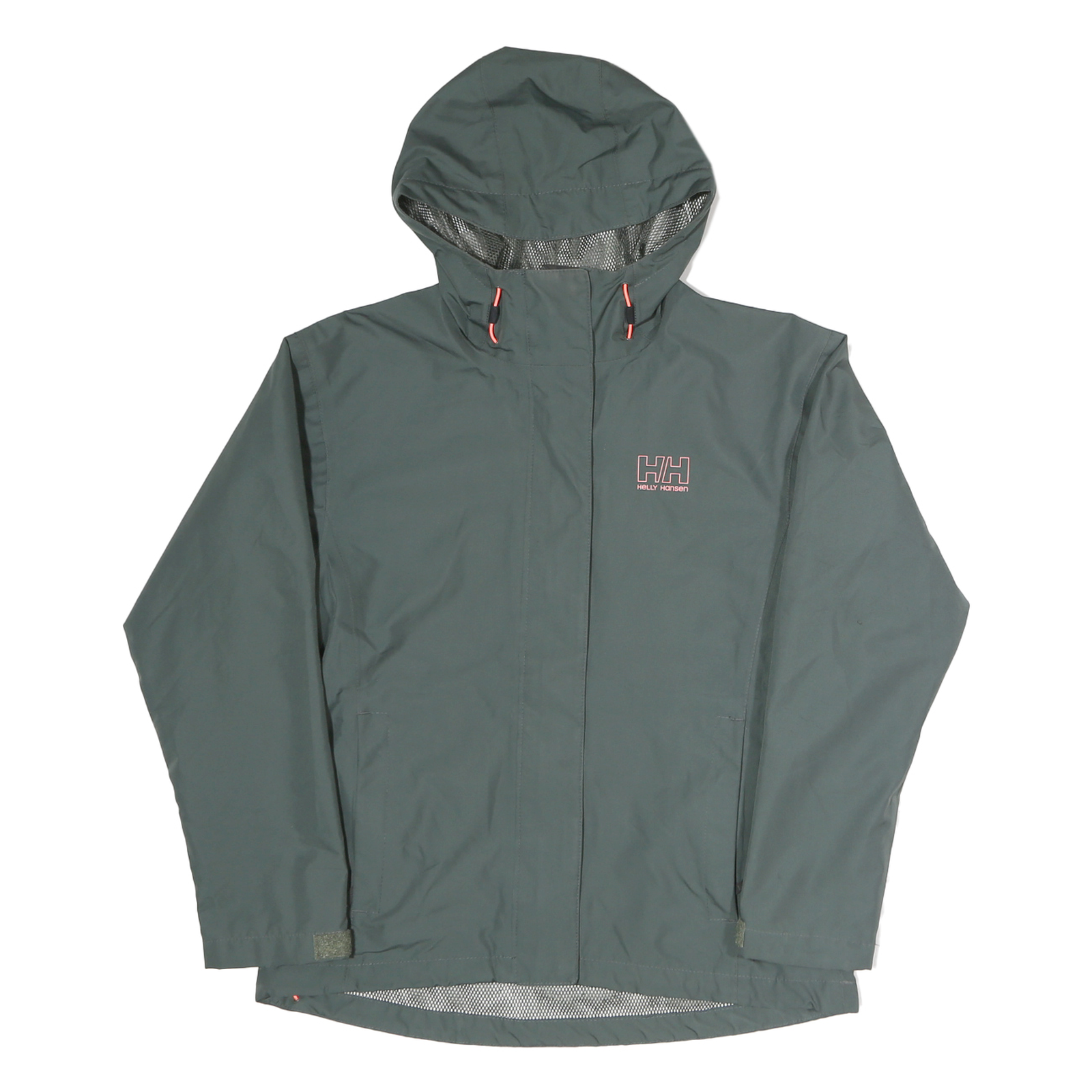 HELLY HANSEN Womens Grey Outdoor Jacket S Polyester Zip Hooded Plain Sporty Refurbished - N/A refurbished available on Cerqular