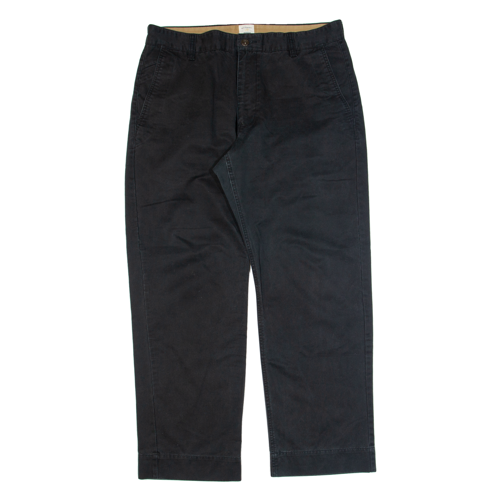 GAP Mercer Mens Trousers Black Regular Straight W35 L30 Refurbished - N/A refurbished available on Cerqular
