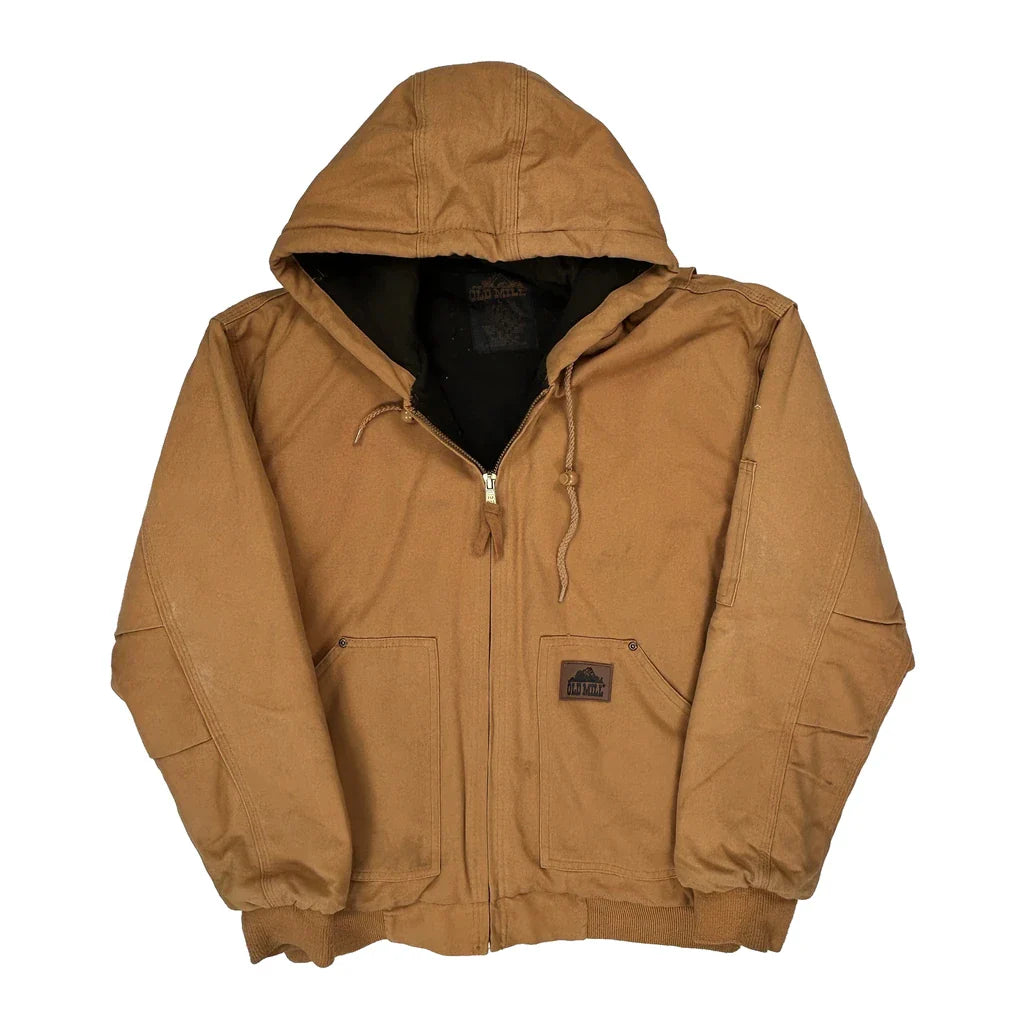 Buy Old Mill Jacket - Large Brown Cotton Refurbished - $93.79 Old Mill Jacket - Large Brown Cotton Refurbished - Thrifted (note: this is a term often used to describe second- refurbished available on Cerqular