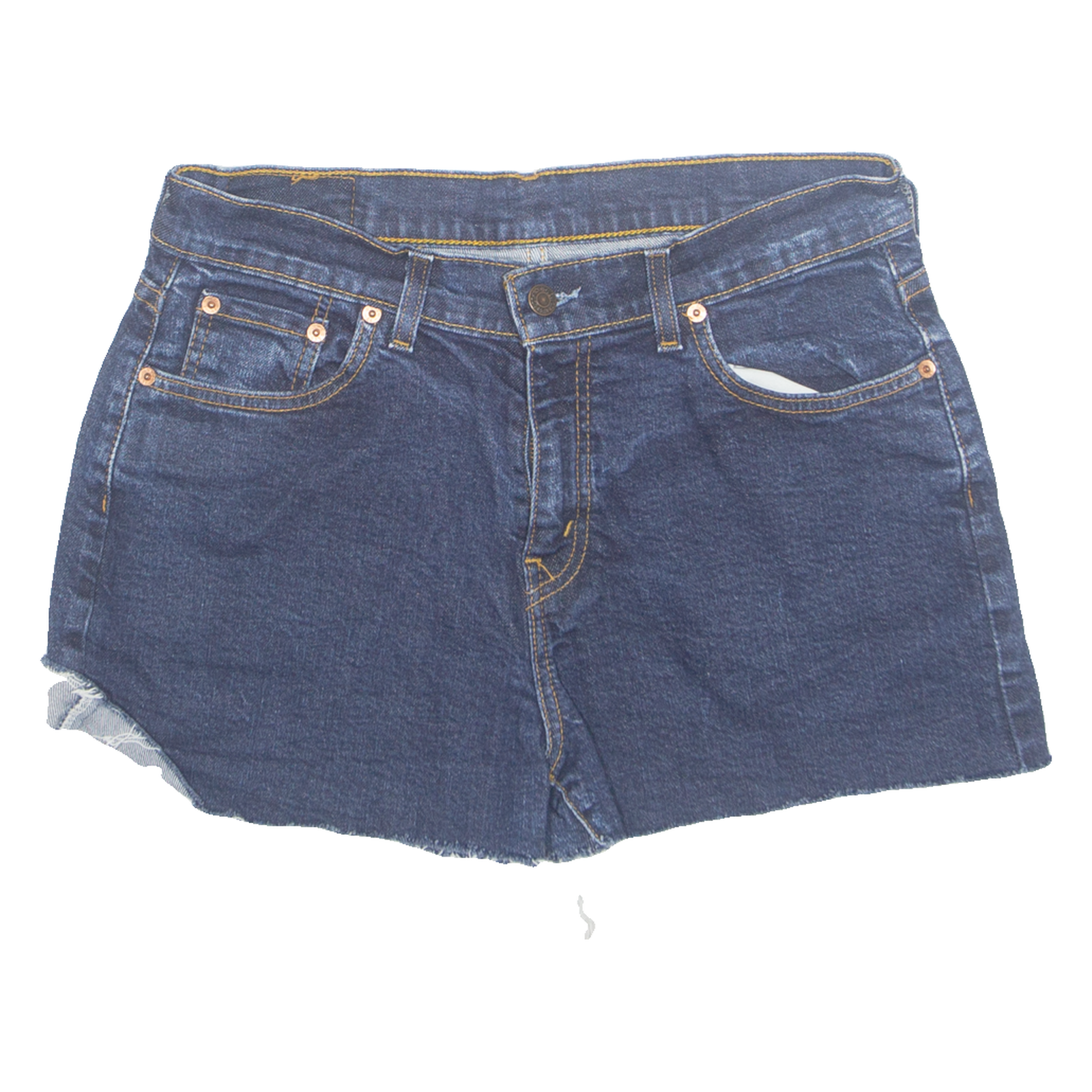 LEVI'S Cut Off 584 87 Womens Denim Shorts Blue M W31 Refurbished - N/A refurbished available on Cerqular