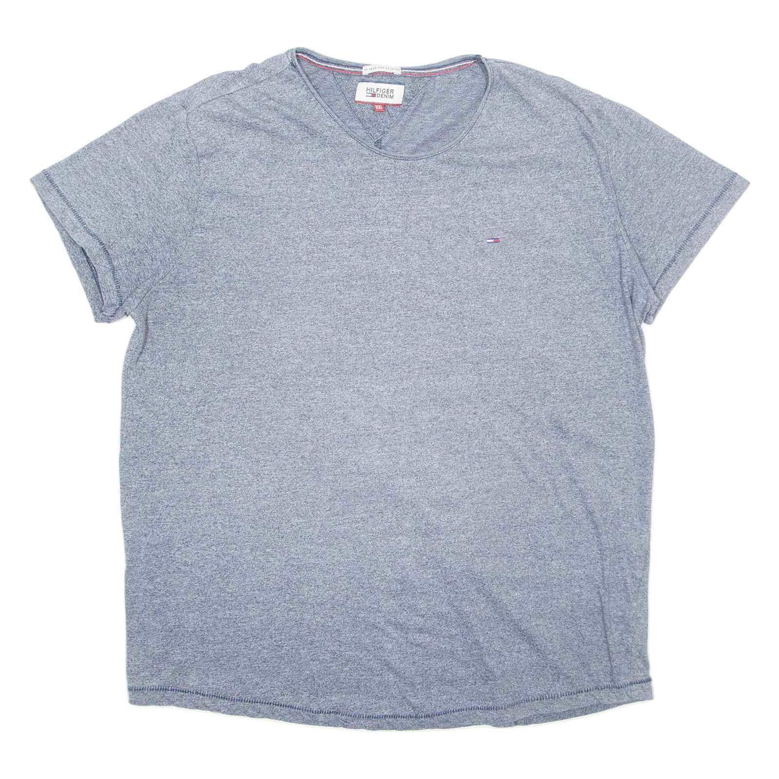 TOMMY HILFIGER Mens T-Shirt Grey 2XL Refurbished - N/A refurbished available on Cerqular