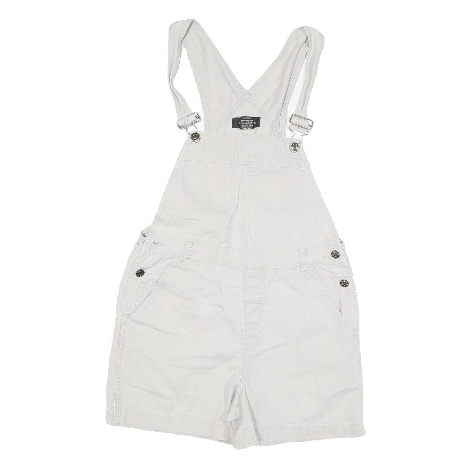 XHILARATI Womens White Cotton Blend Regular Fit Denim Dungarees S W30 L4 Casual Refurbished - N/A refurbished available on Cerqular