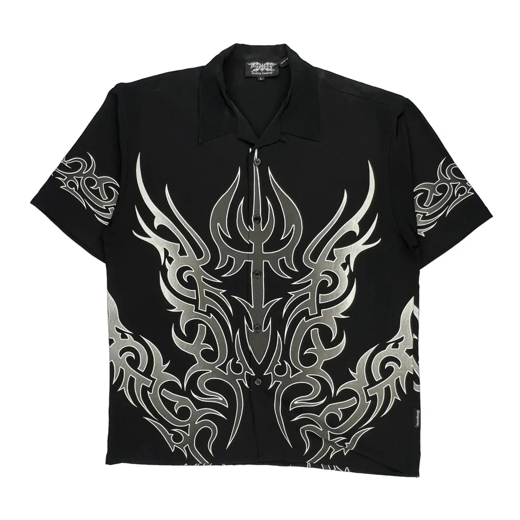 Buy Dragonfly Hip Hop Short Sleeve Shirt - Large Black Polyester Refurbished - $57.61 Dragonfly Hip Hop Short Sleeve Shirt - Large Black Polyester Refurbished - Thrifted (note: this is a term often used to describe second- refurbished available on Cerqular