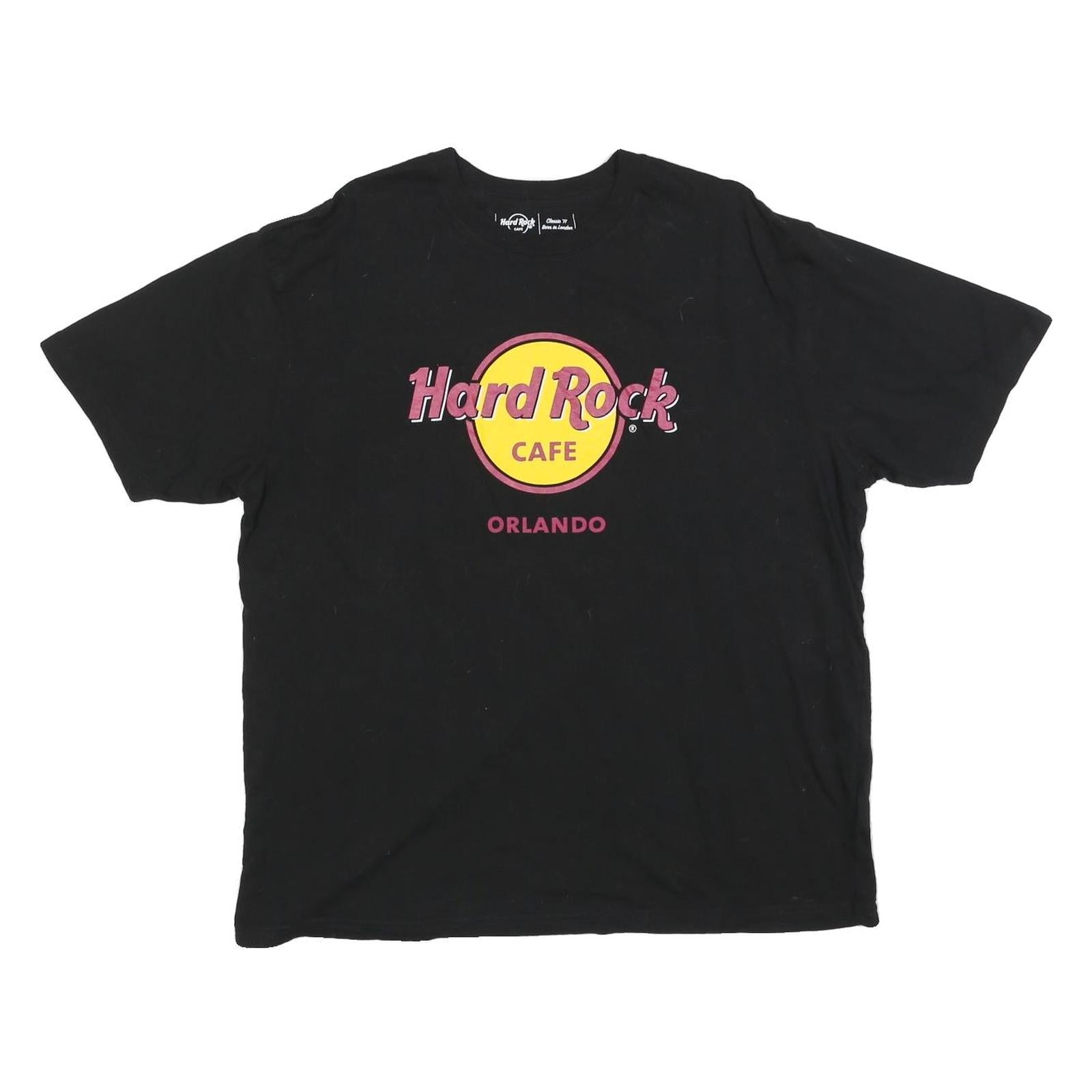 Buy HARD ROCK CAFE Mens Black Orlando Graphic T-Shirt XL Short Sleeve Crew Neck Refurbished - $25.99 HARD ROCK CAFE Mens Black Orlando Graphic T-Shirt XL Short Sleeve Crew Neck Refurbished - N/A refurbished available on Cerqular