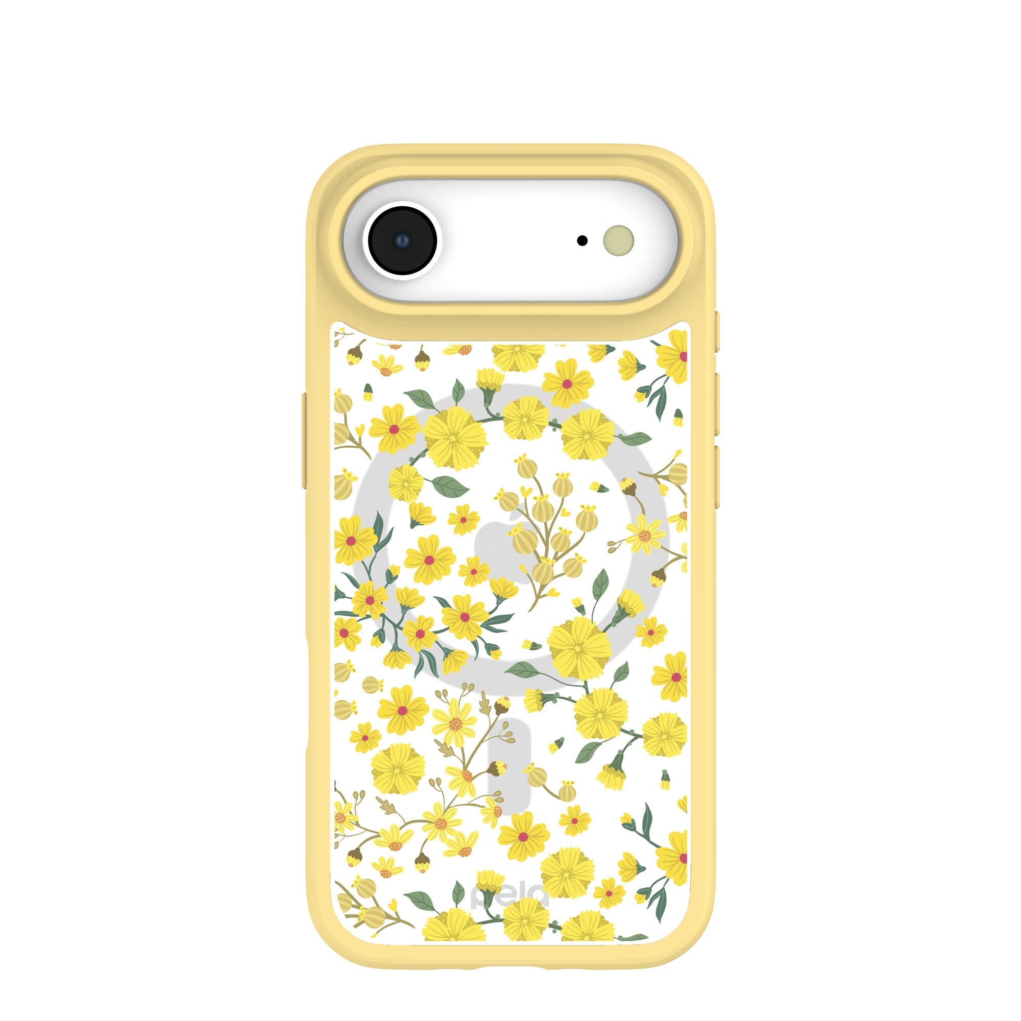 Clear Golden Bloom iPhone Air Case With Sunbeam Ridge (MagSafe included) Refurbished - Pela Case refurbished available on Cerqular