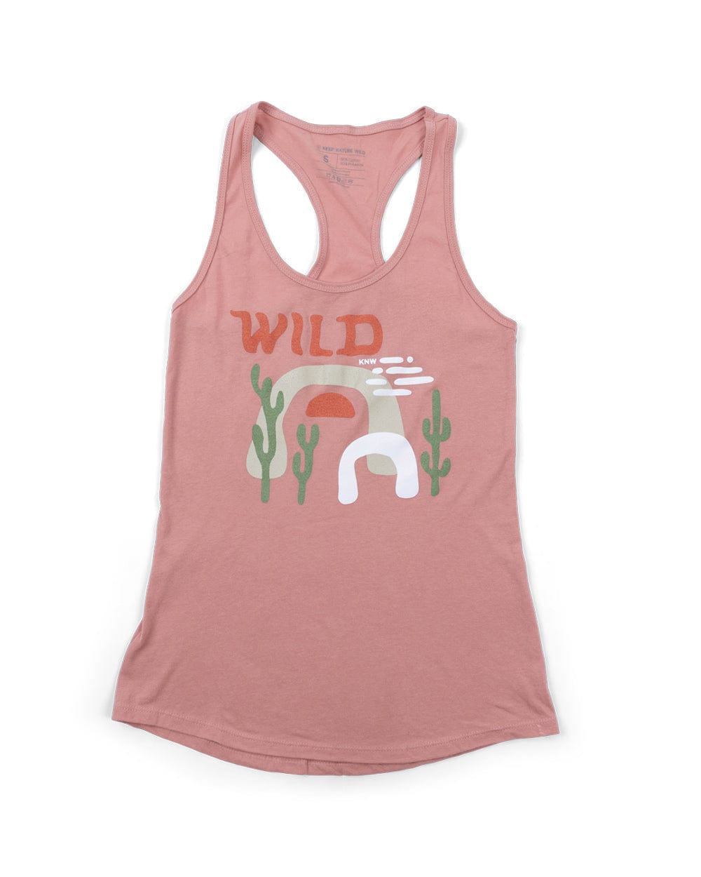 Wild Arches Women’s Racerback Tank | Rose | Size: XXL Refurbished - Keep Nature Wild refurbished available on Cerqular