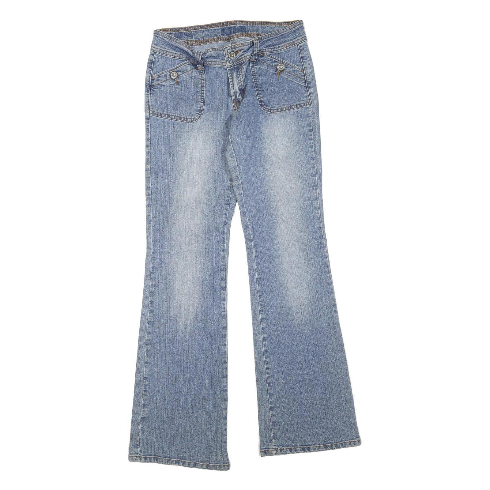 Buy Womens Light Blue Regular Fit Flared Denim Cotton Blend Jeans W30 L32 Casual Refurbished - $23.39 Womens Light Blue Regular Fit Flared Denim Cotton Blend Jeans W30 L32 Casual Refurbished - N/A refurbished available on Cerqular