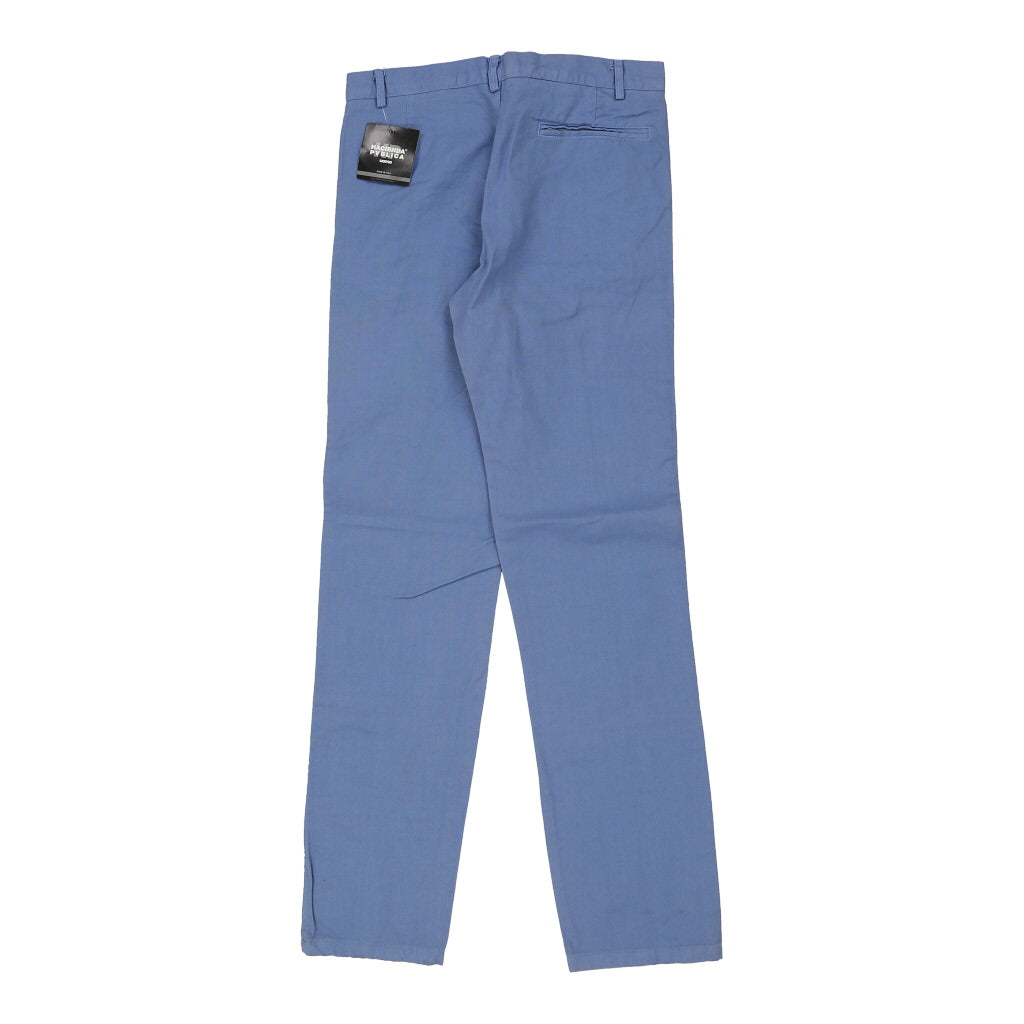 Hacienda Publica Trousers - 30W 32L Blue Cotton Blend Refurbished - Thrifted (note: this is a term often used to describe second- refurbished available on Cerqular