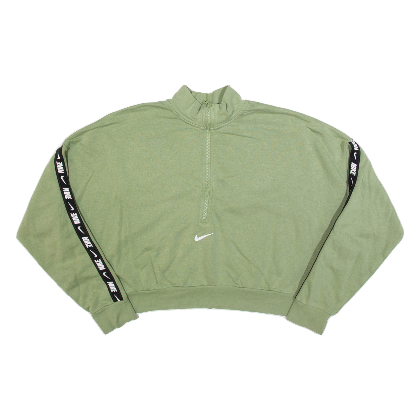 NIKE Cropped Womens Sweatshirt Green XL Refurbished - N/A refurbished available on Cerqular