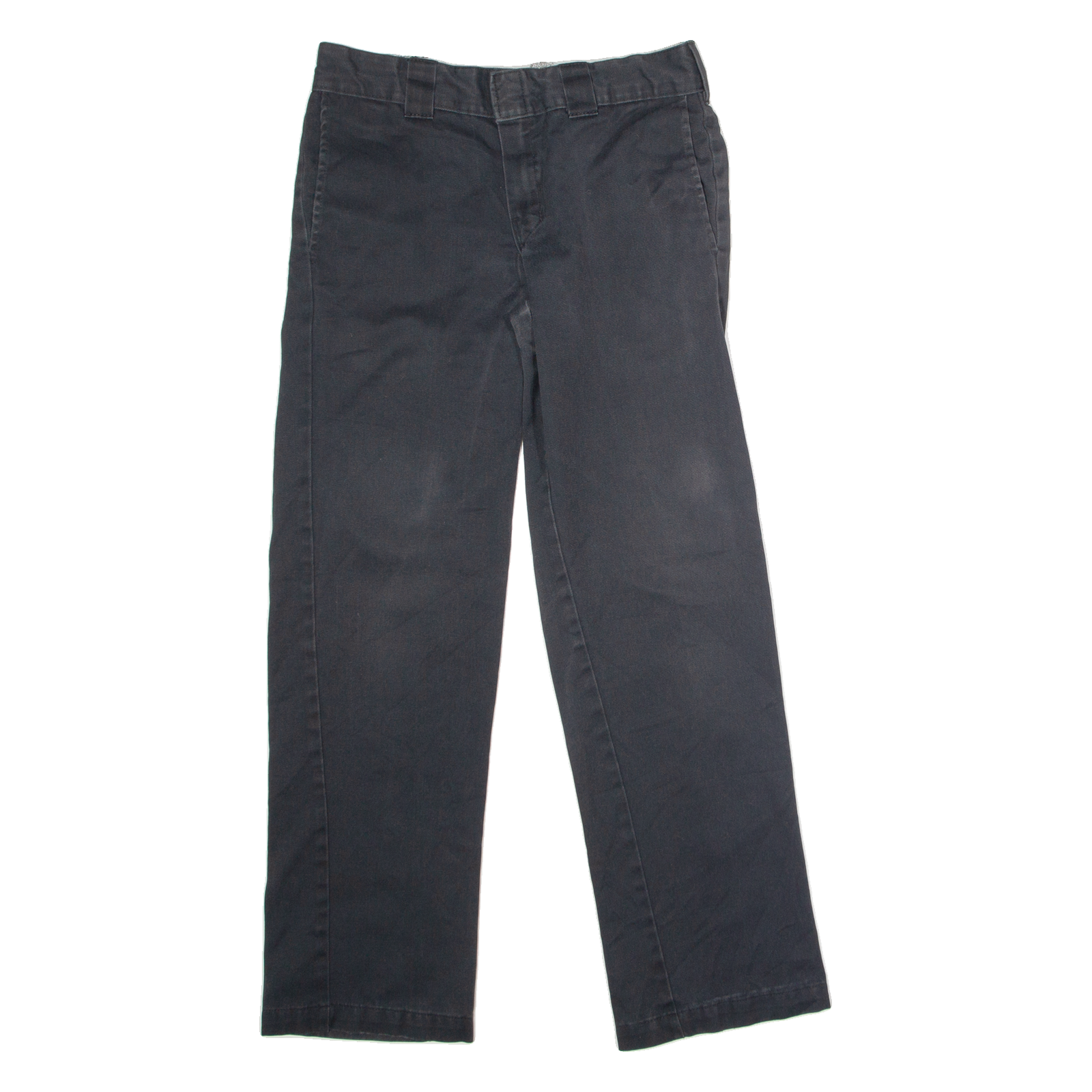 DICKIES Workwear Mens Twill Trousers Black Slim Straight W30 L30 Refurbished - N/A refurbished available on Cerqular