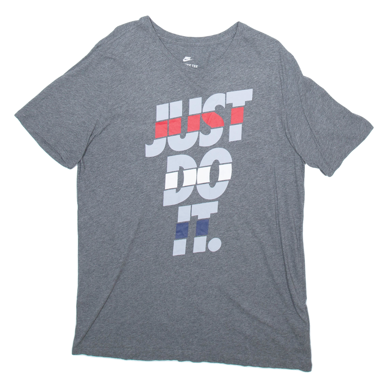 NIKE Mens T-Shirt Grey L Refurbished - N/A refurbished available on Cerqular