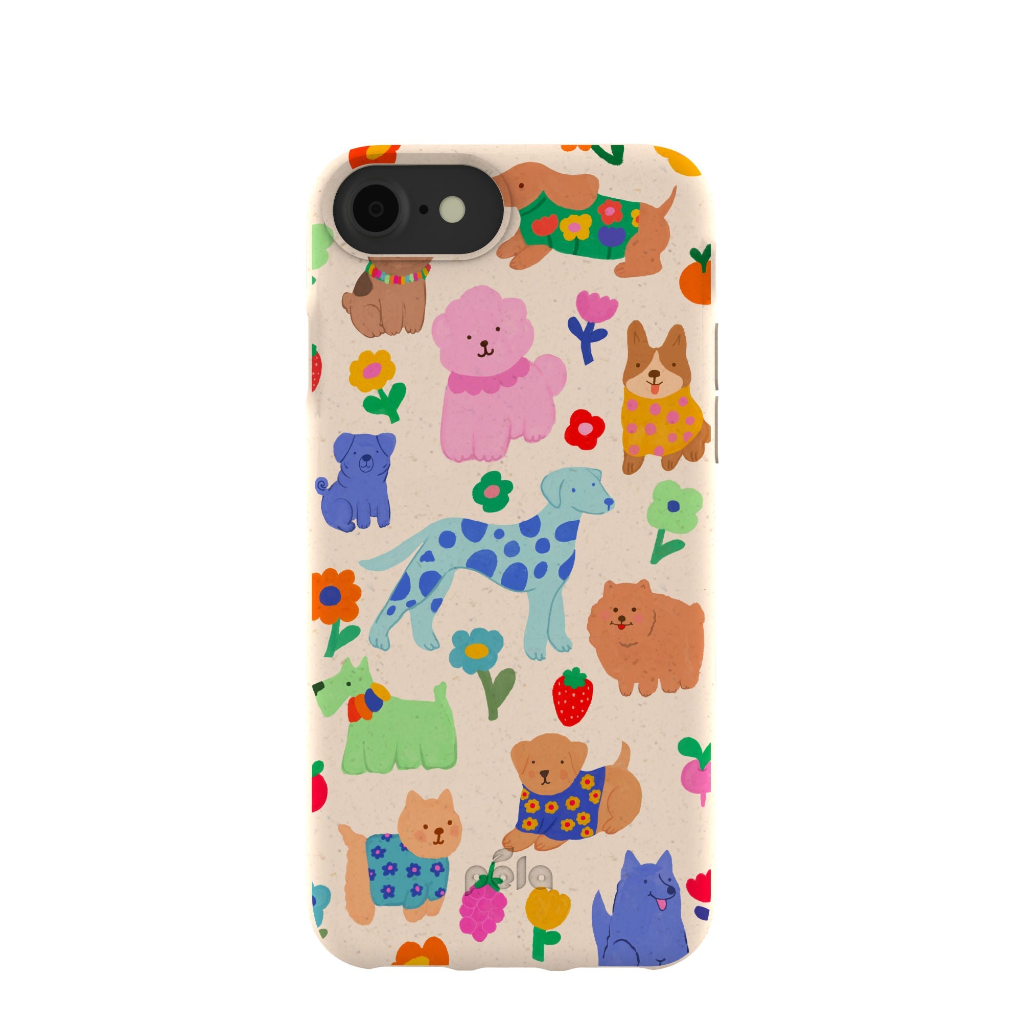 Seashell Pup Bloom iPhone 6/6s/7/8/SE Case Refurbished - Pela Case refurbished available on Cerqular