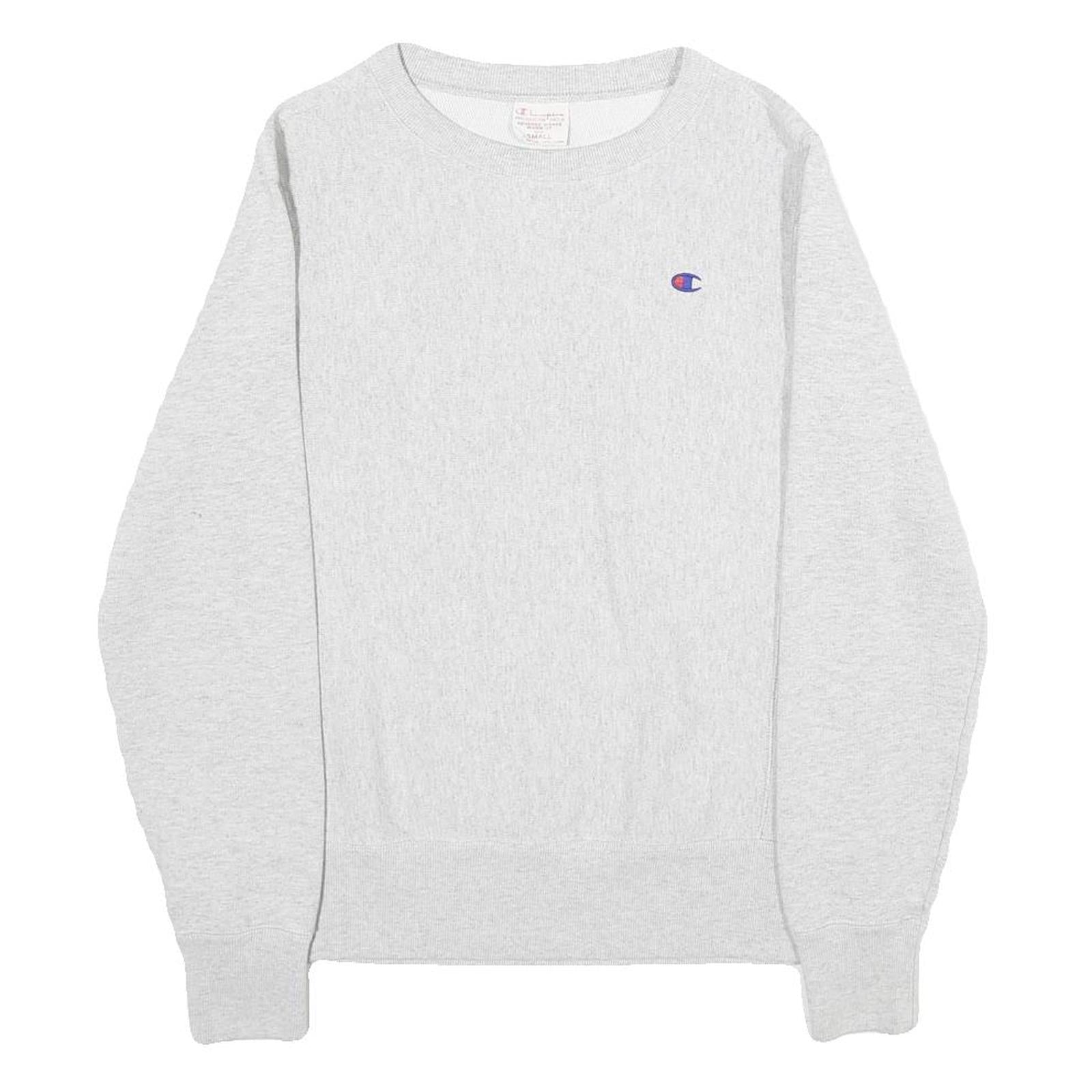 Buy CHAMPION REVERSE WEAVE Mens Grey Crew Neck Sweatshirt S Classic Logo Pullover Refurbished - $41.59 CHAMPION REVERSE WEAVE Mens Grey Crew Neck Sweatshirt S Classic Logo Pullover Refurbished - N/A refurbished available on Cerqular