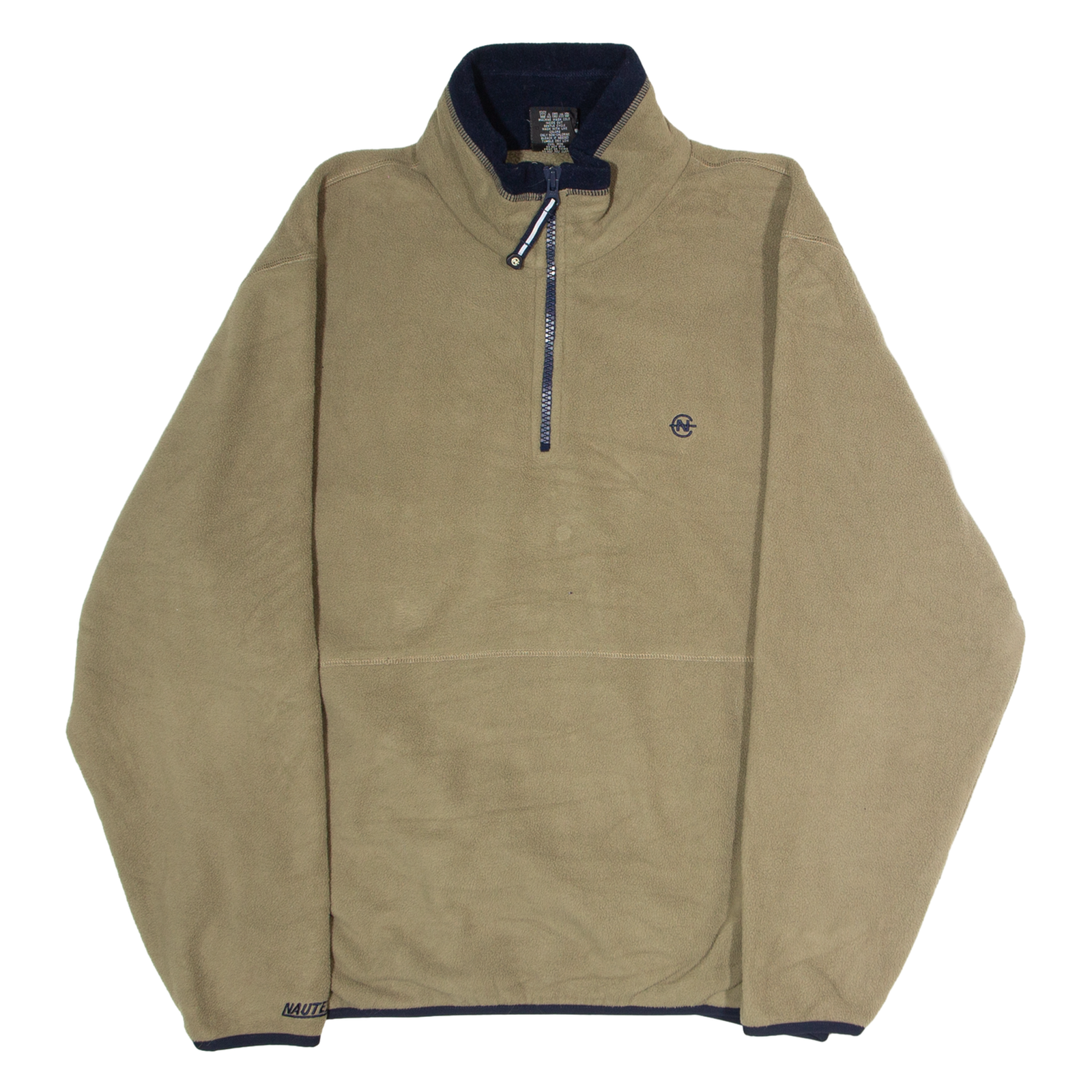 NAUTICA Mens Fleece Green 1/4 Zip L Refurbished - N/A refurbished available on Cerqular