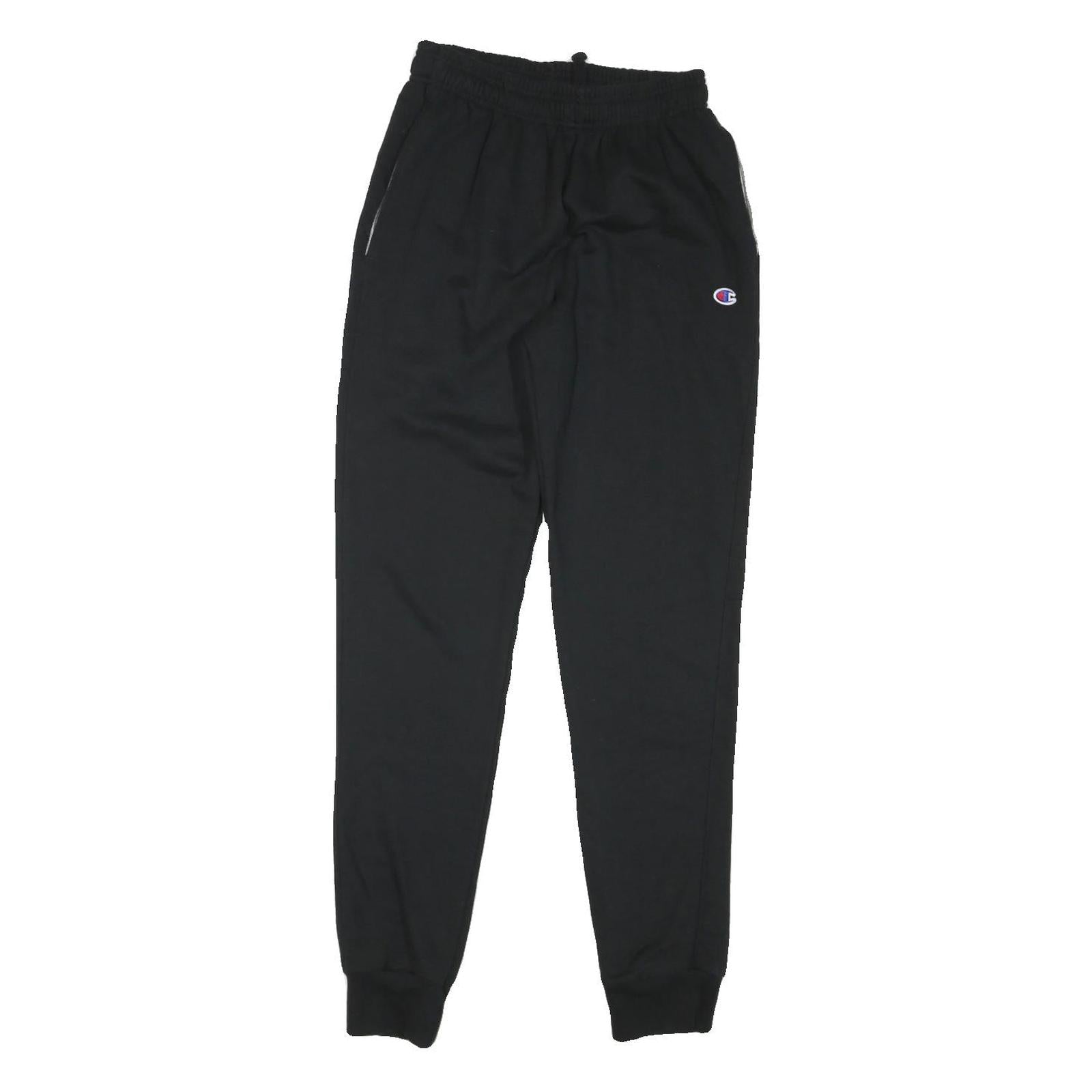 CHAMPION Mens Joggers Black Slim Tapered S W26 L31 Cotton Blend Comfort Refurbished - N/A refurbished available on Cerqular