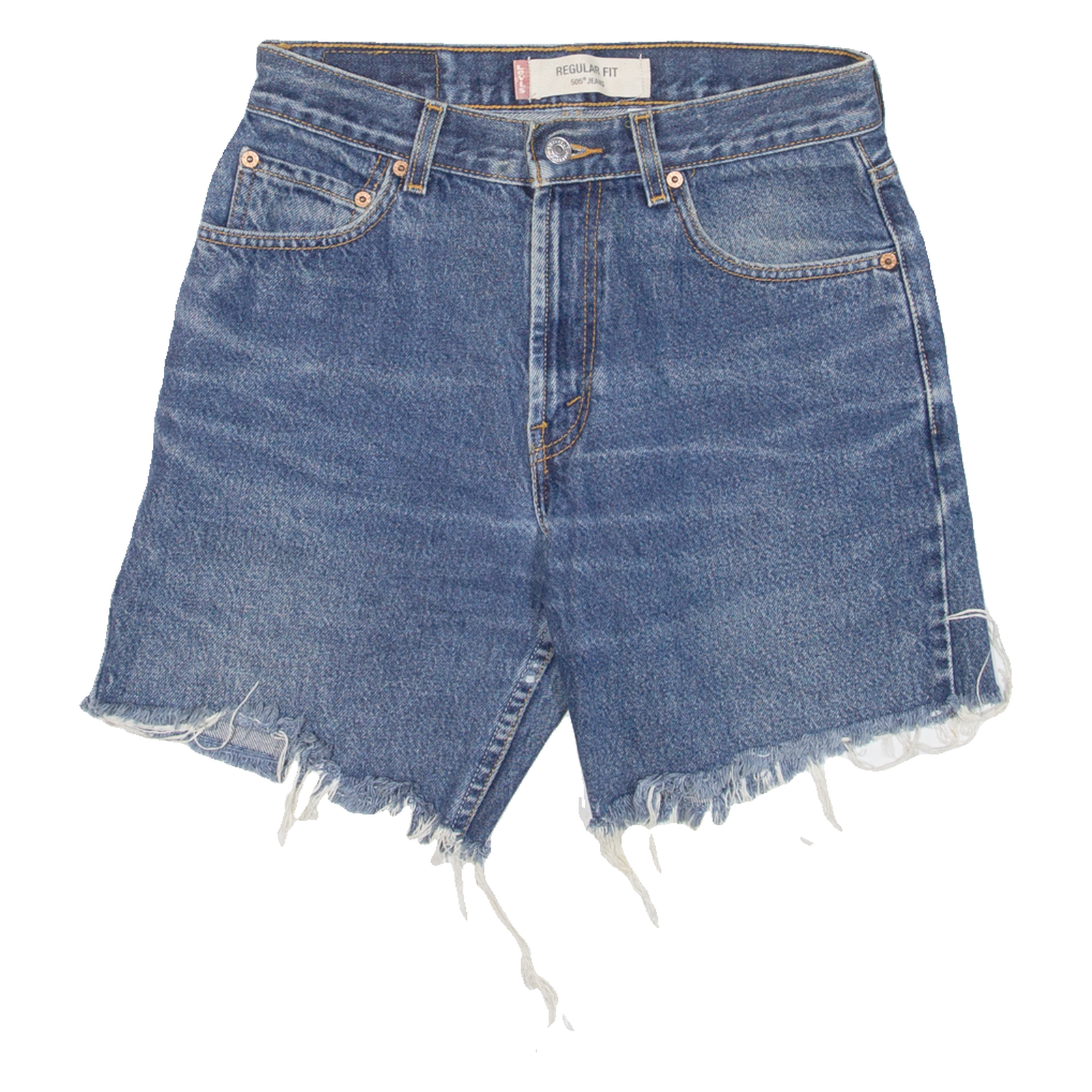 LEVI'S 505 Womens Jorts Shorts Blue M W30 Refurbished - N/A refurbished available on Cerqular