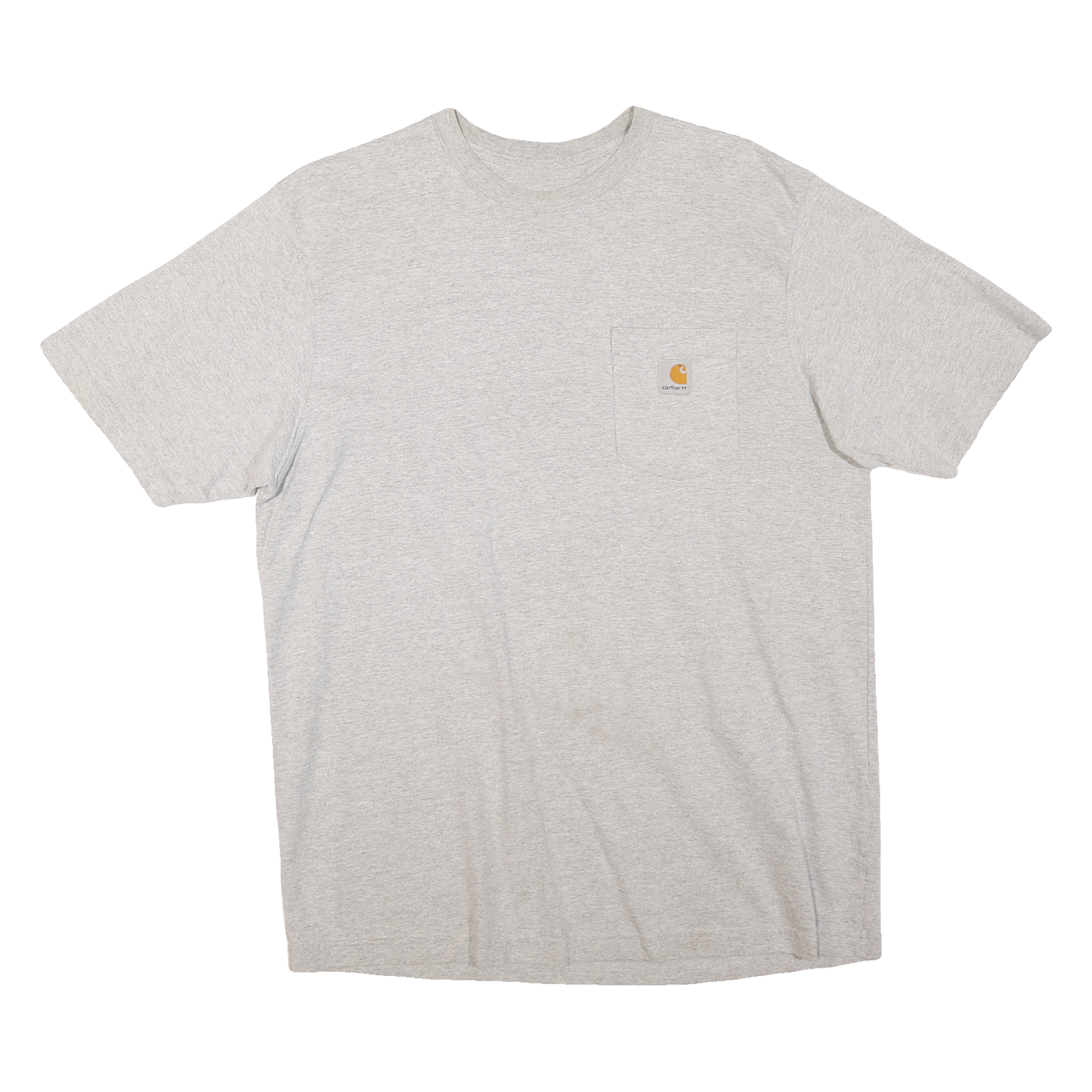 CARHARTT Mens Grey Pocket T-Shirt L Short Sleeve Crew Neck Cotton Blend Casual Refurbished - N/A refurbished available on Cerqular