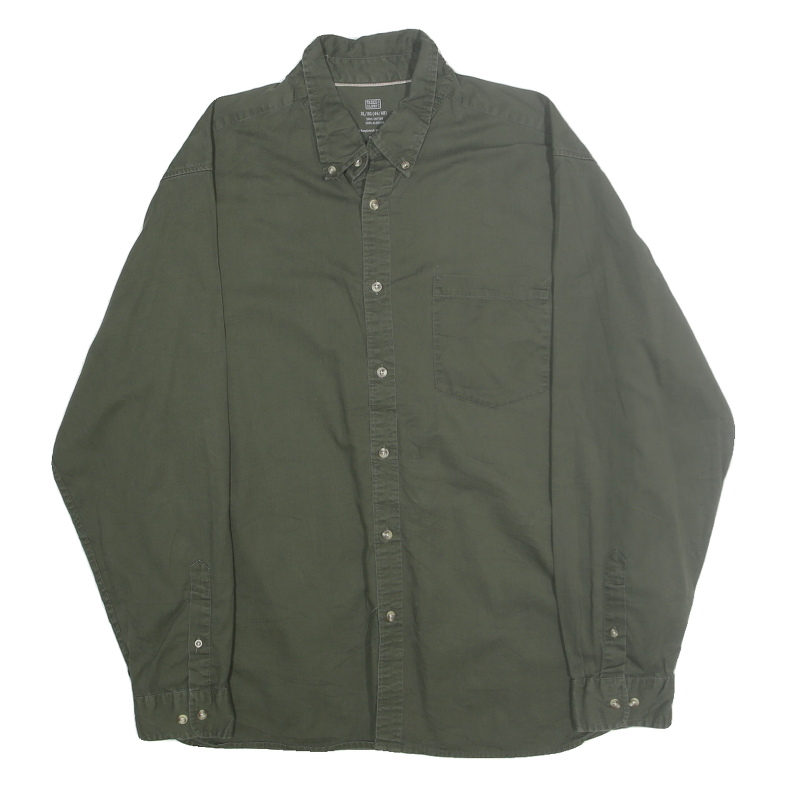 Buy FADED GLORY Mens Green XL Cotton Button Down Shirt Casual Workwear Refurbished - $16.89 FADED GLORY Mens Green XL Cotton Button Down Shirt Casual Workwear Refurbished - N/A refurbished available on Cerqular