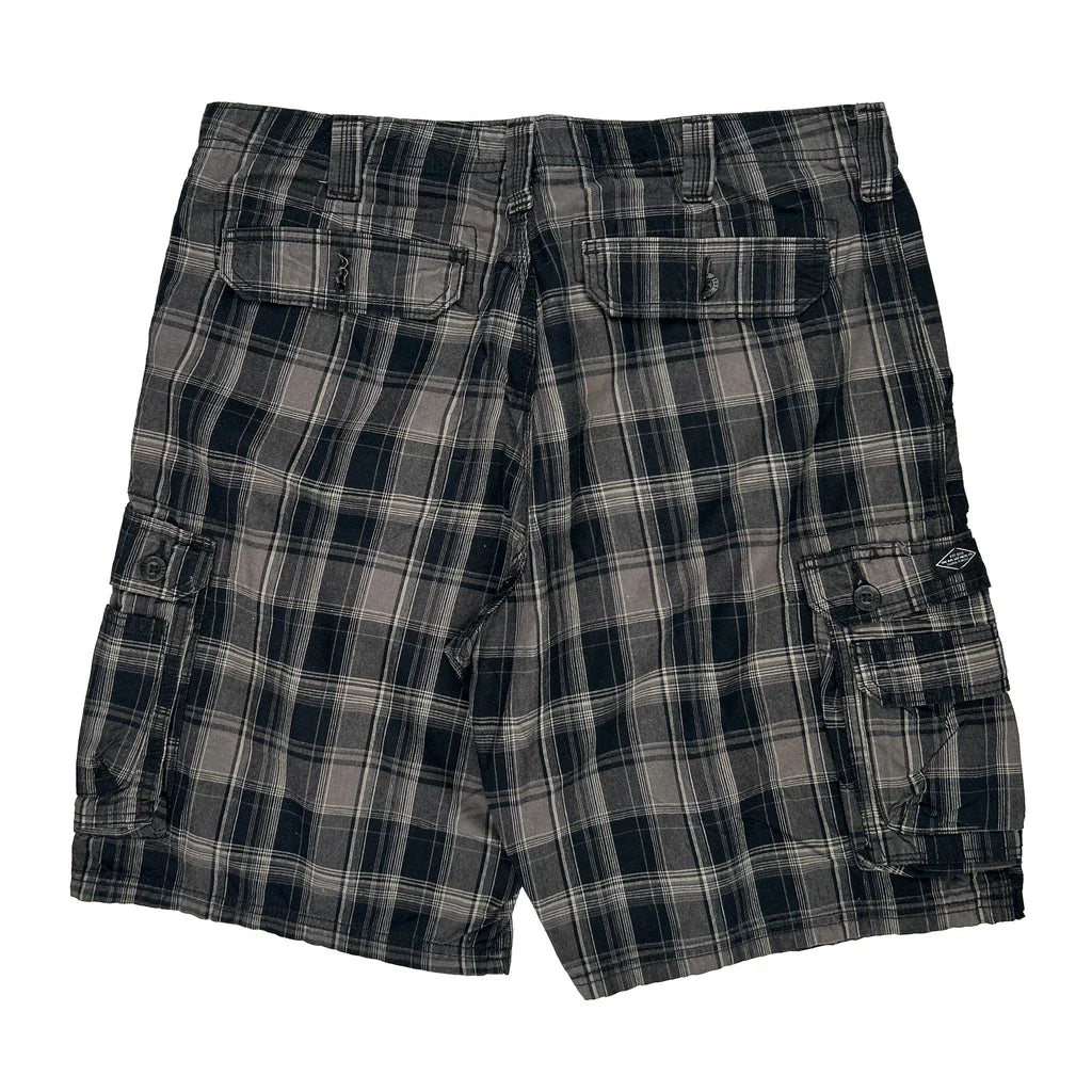 Lee Cargo Shorts - 37W 10L Black Cotton Refurbished - Thrifted (note: this is a term often used to describe second- refurbished available on Cerqular