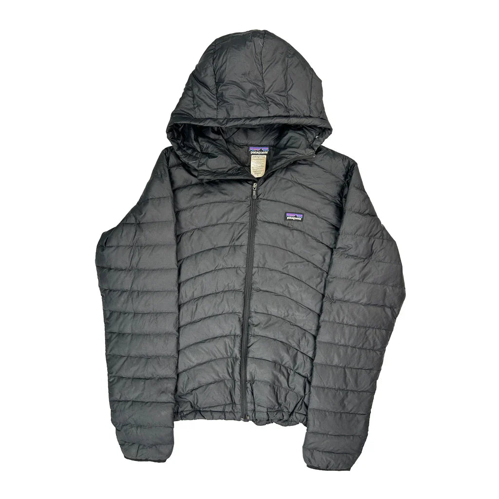 Patagonia Puffer - XL Black Polyester Refurbished - Thrifted (note: this is a term often used to describe second- refurbished available on Cerqular