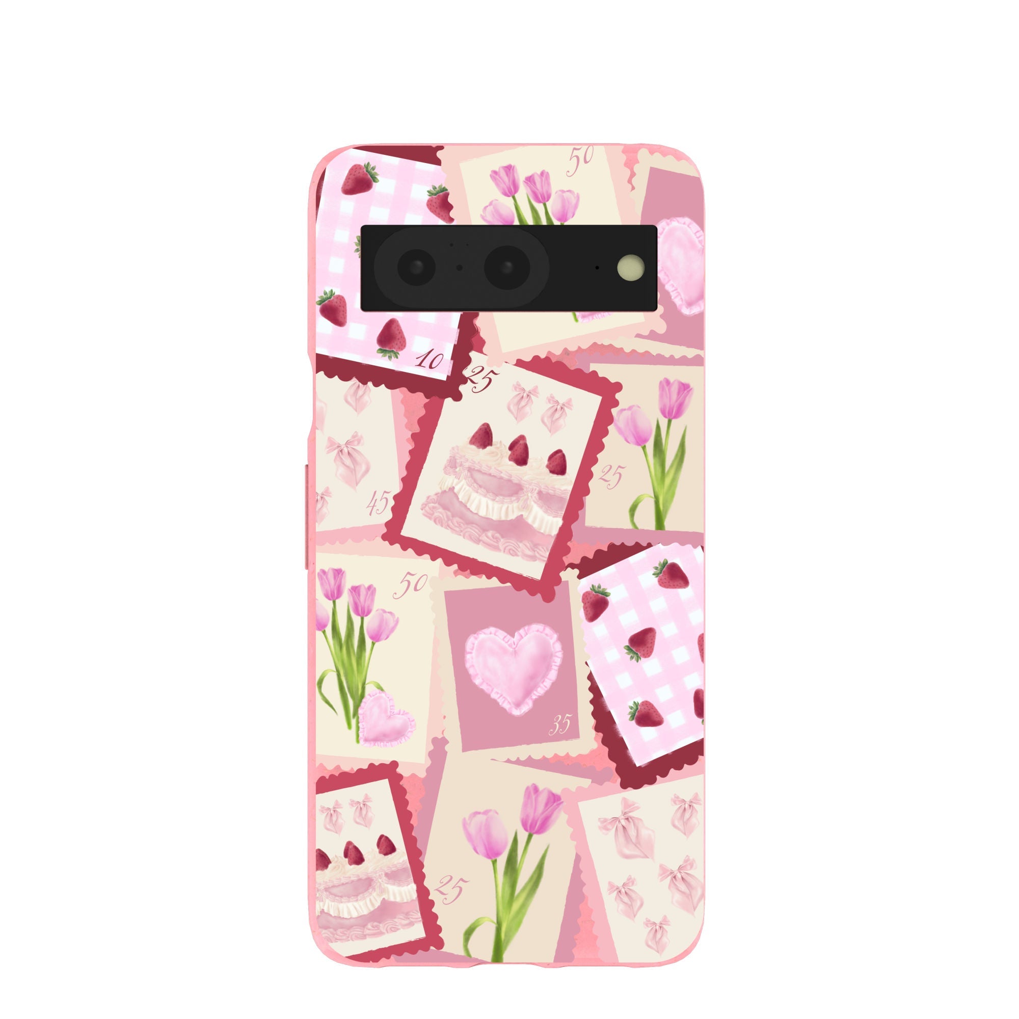 Buy Bubblegum Pink Love Letters Google Pixel 8 Case Refurbished - $65.00 Bubblegum Pink Love Letters Google Pixel 8 Case Refurbished - Pela Case refurbished available on Cerqular