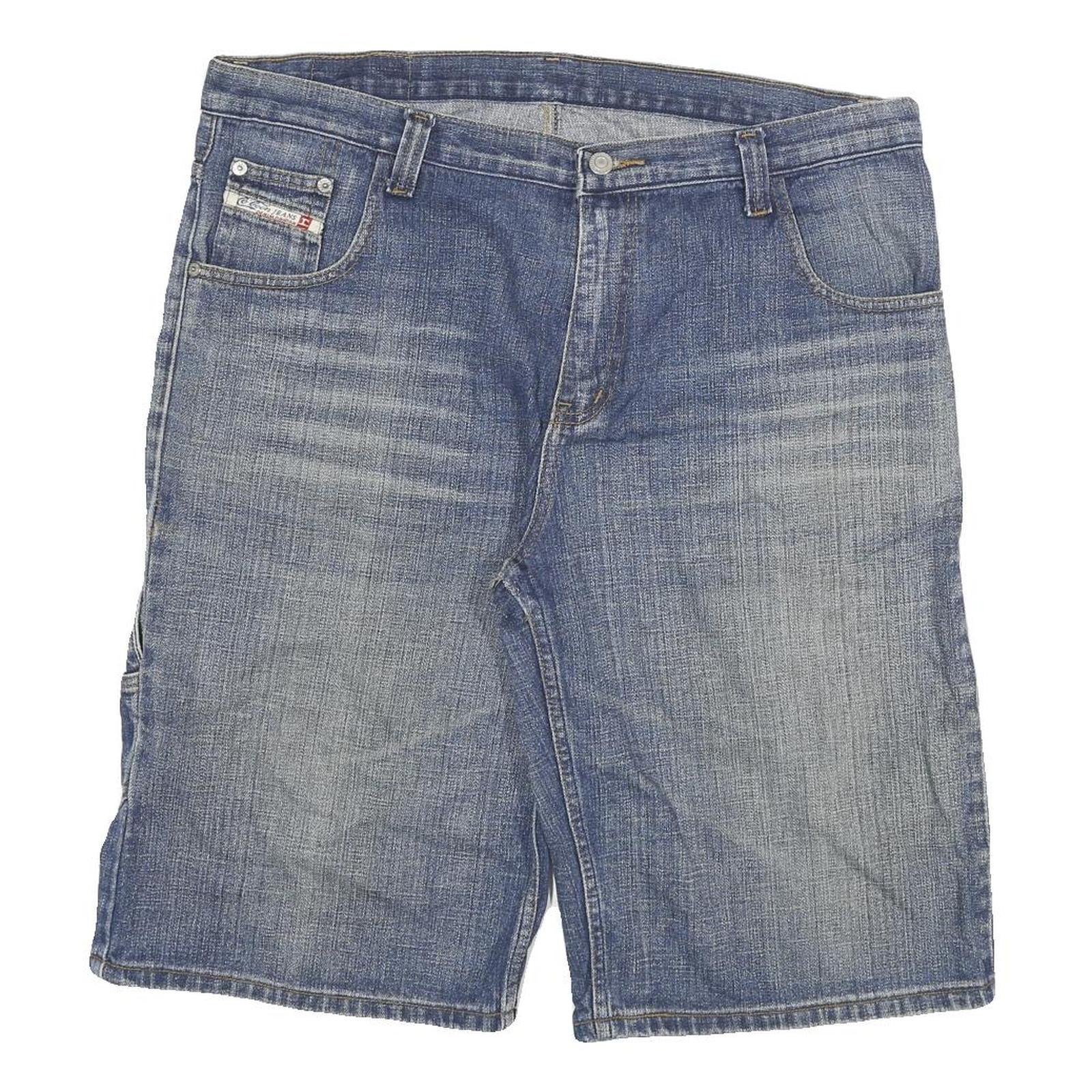 CO-COON INDUSTRY Mens Denim Blue Casual Shorts 3XL W38 Cotton Blend Relaxed Fit Refurbished - N/A refurbished available on Cerqular