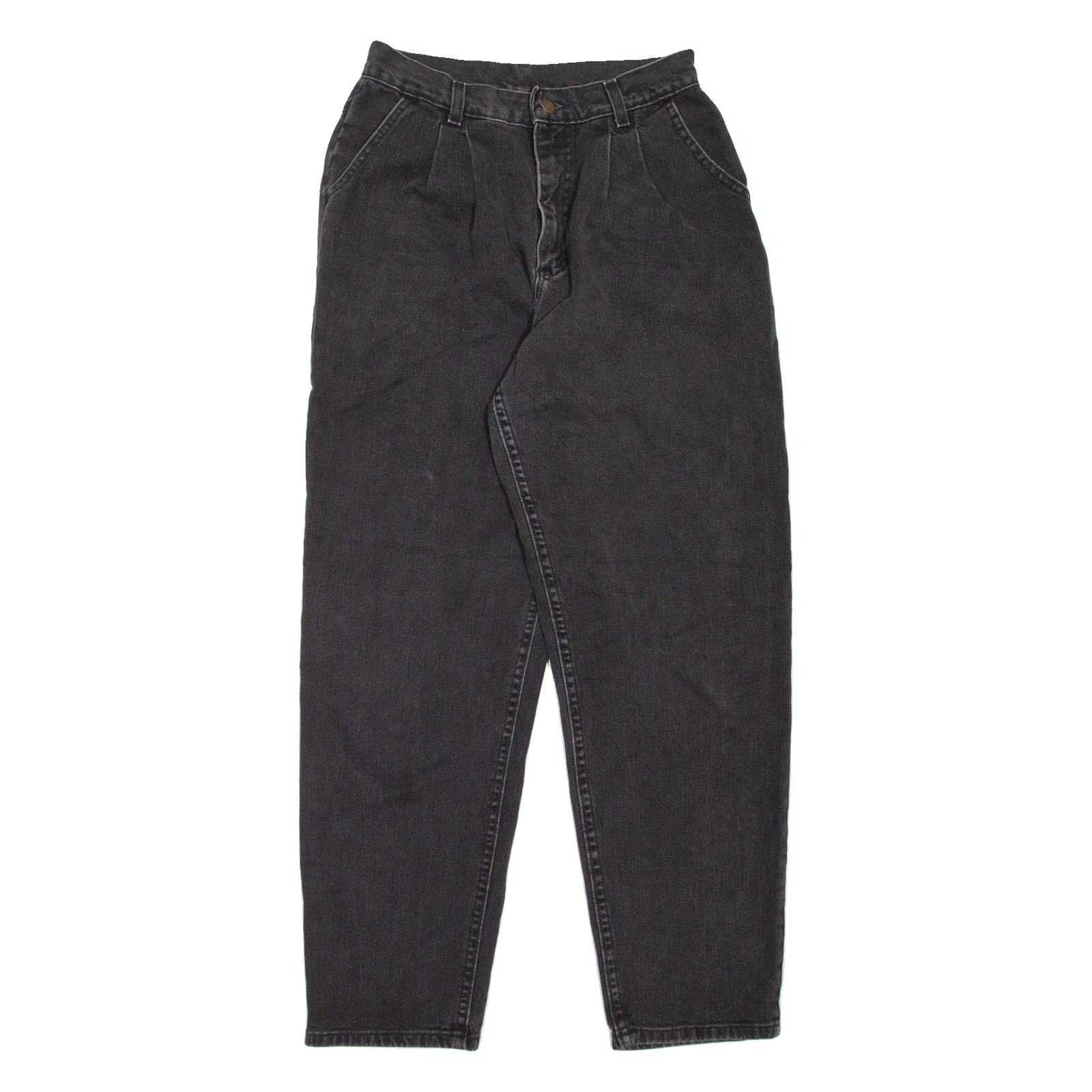 LEE Pleated Womens Jeans Black Regular Mom 90s W28 L29 Refurbished - N/A refurbished available on Cerqular