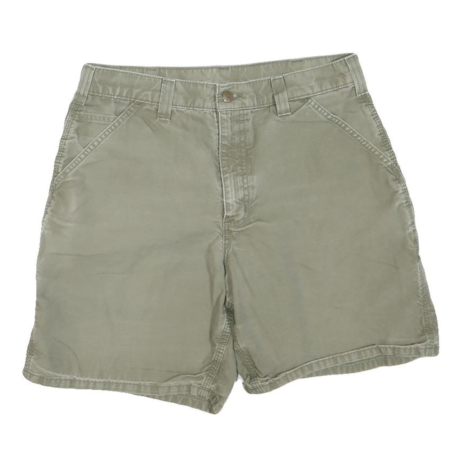 CARHARTT Mens Shorts Beige Casual Cotton Blend M W32 Durable Workwear Refurbished - N/A refurbished available on Cerqular