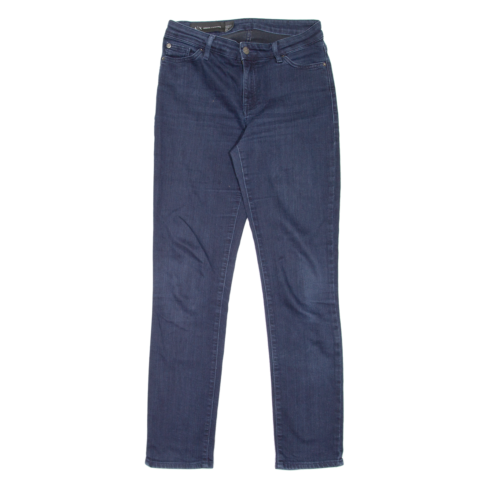 ARMANI EXCHANGE Cigarette Womens Jeans Blue Slim Skinny W27 L29 Refurbished - N/A refurbished available on Cerqular