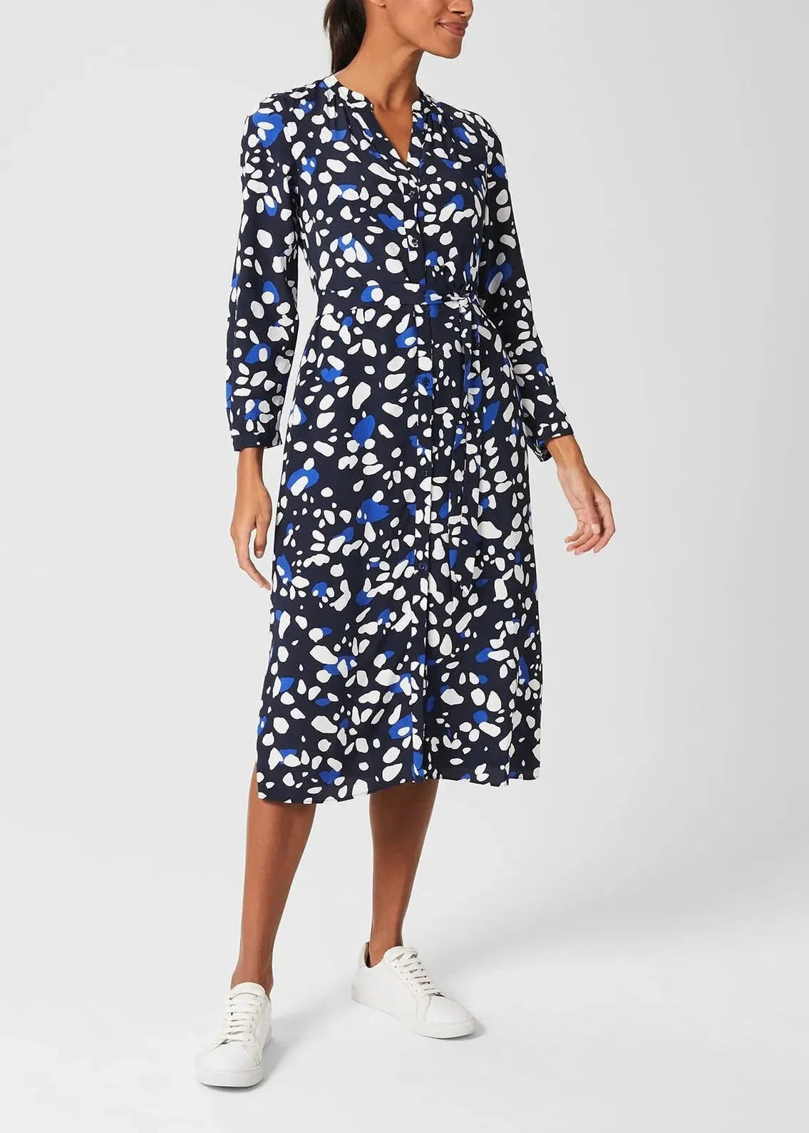 Valeria Dress 0122/5005/9324l00 Navy-Multi | Color: NAVY MULTI | Size: 12 Refurbished - N/A (I could not find a well-known brand with this name refurbished available on Cerqular