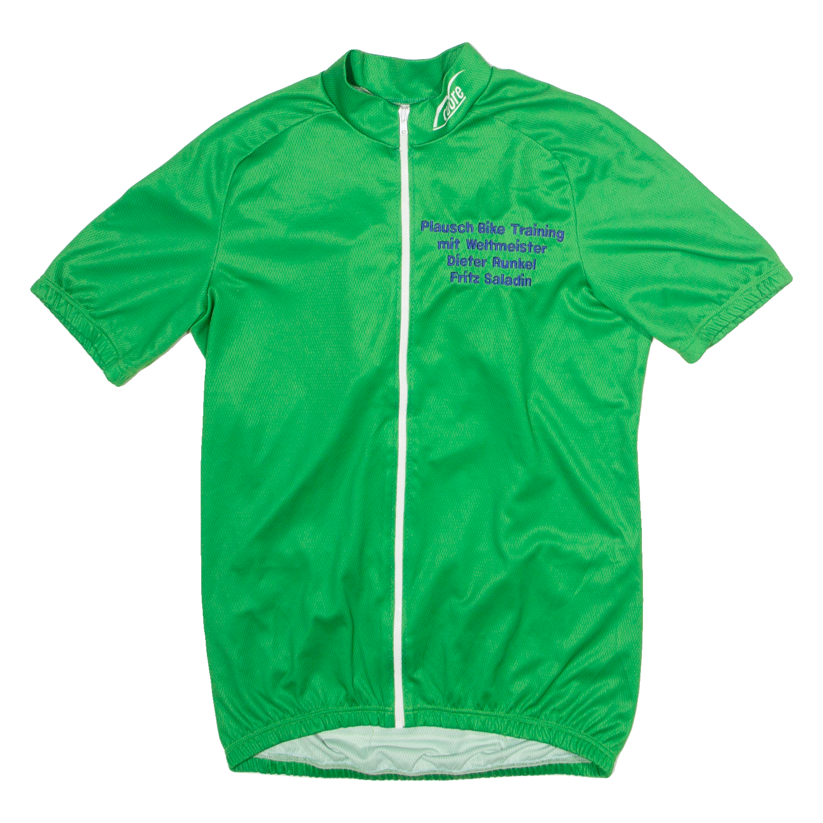 CUORE Full Zip Cycling Mens Jersey Green High Neck M Refurbished - N/A refurbished available on Cerqular