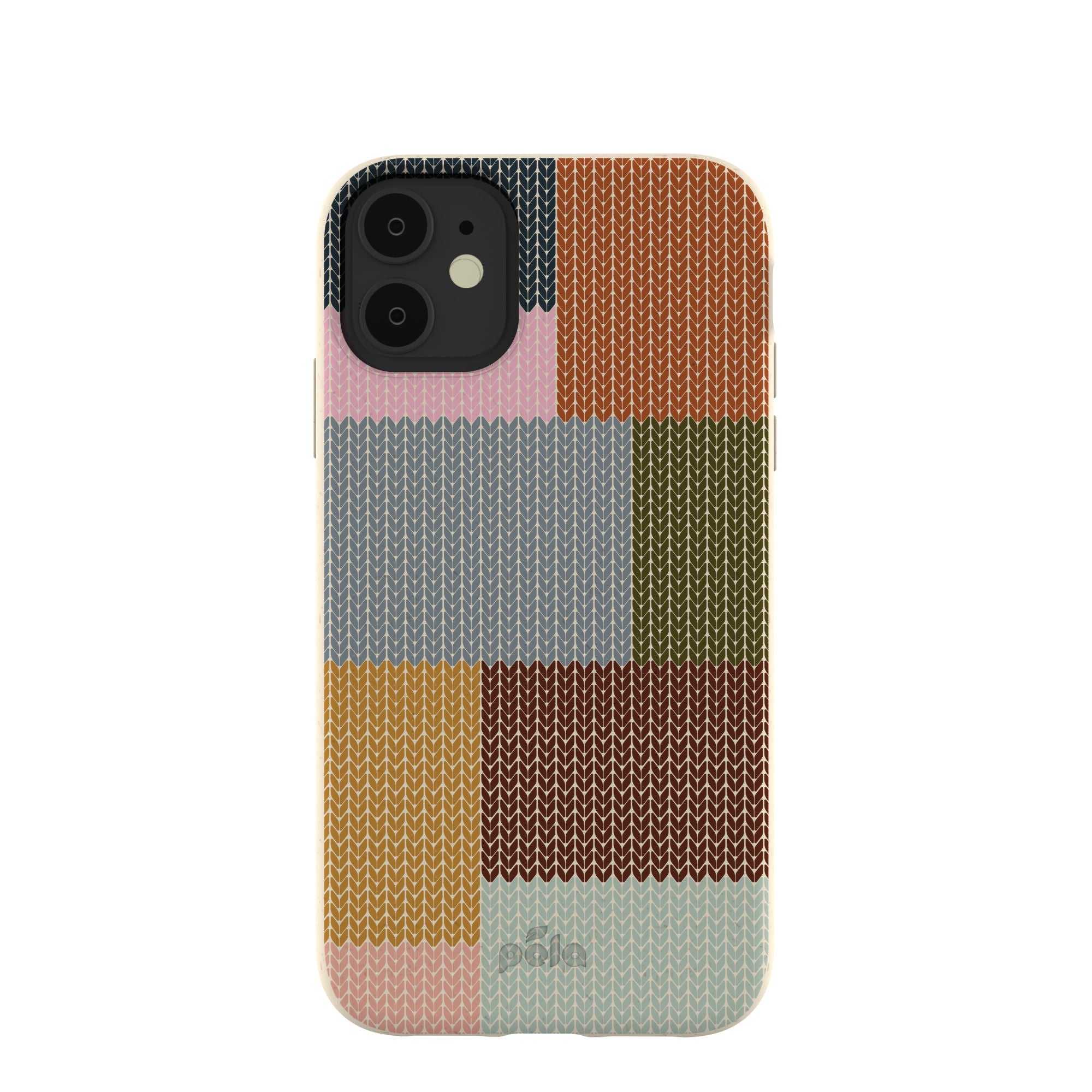 London Fog Knitted Patchwork iPhone 11 Case Refurbished - Pela Case refurbished available on Cerqular