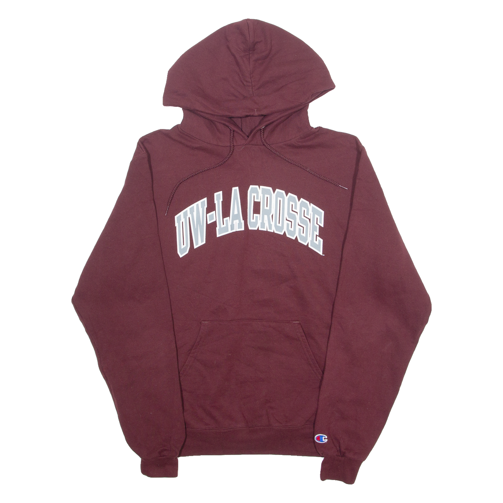 CHAMPION University Of Wisconsin La Crosse Mens Maroon Hoodie USA S Refurbished - N/A refurbished available on Cerqular