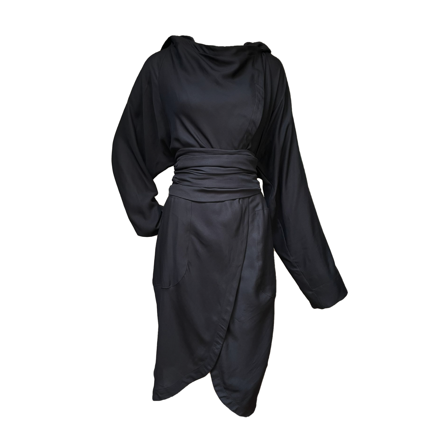 Lâcher Prise - Horizon Black Kimono - 3 in 1 Kimono Dress Refurbished - Lacher Prise Apparel refurbished available on Cerqular