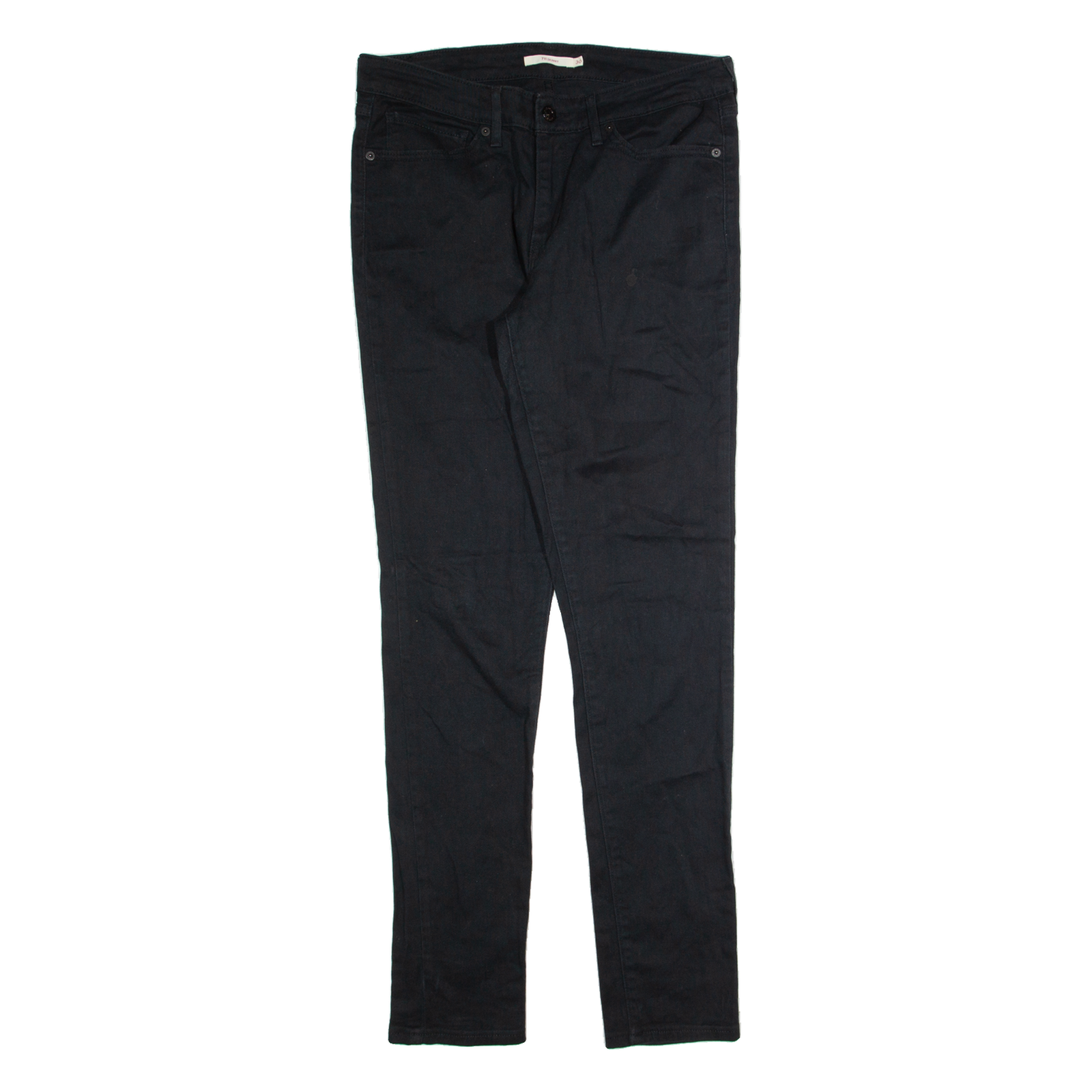 LEVI'S 711 Womens Trousers Black Slim Skinny W30 L32 Refurbished - N/A refurbished available on Cerqular