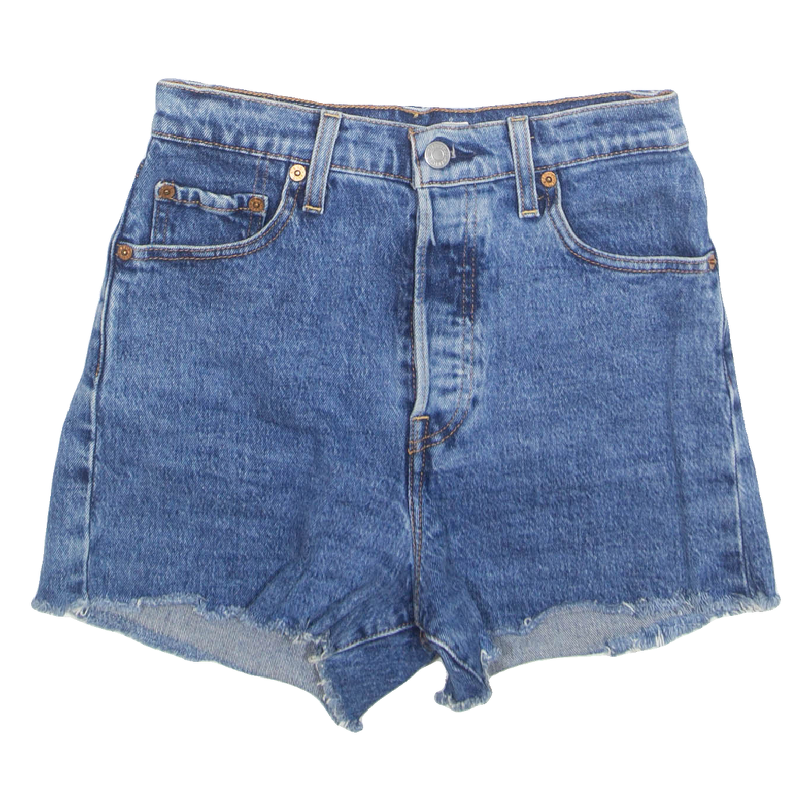 Buy LEVI'S Cut Off Womens Denim Shorts Blue M W26 Refurbished - $23.39 LEVI'S Cut Off Womens Denim Shorts Blue M W26 Refurbished - N/A refurbished available on Cerqular