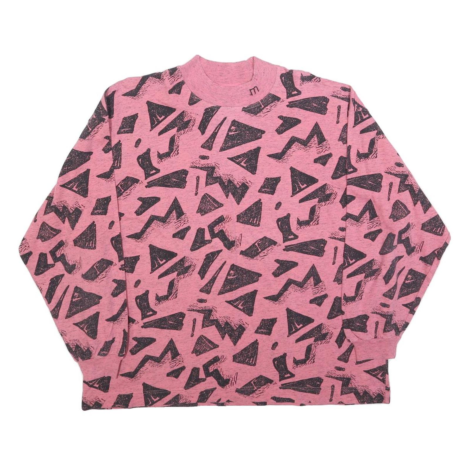 Buy MASER Womens Pink & Black Geometric Print Crew Neck Sweatshirt L Cotton Blend Refurbished - $27.29 MASER Womens Pink & Black Geometric Print Crew Neck Sweatshirt L Cotton Blend Refurbished - N/A refurbished available on Cerqular