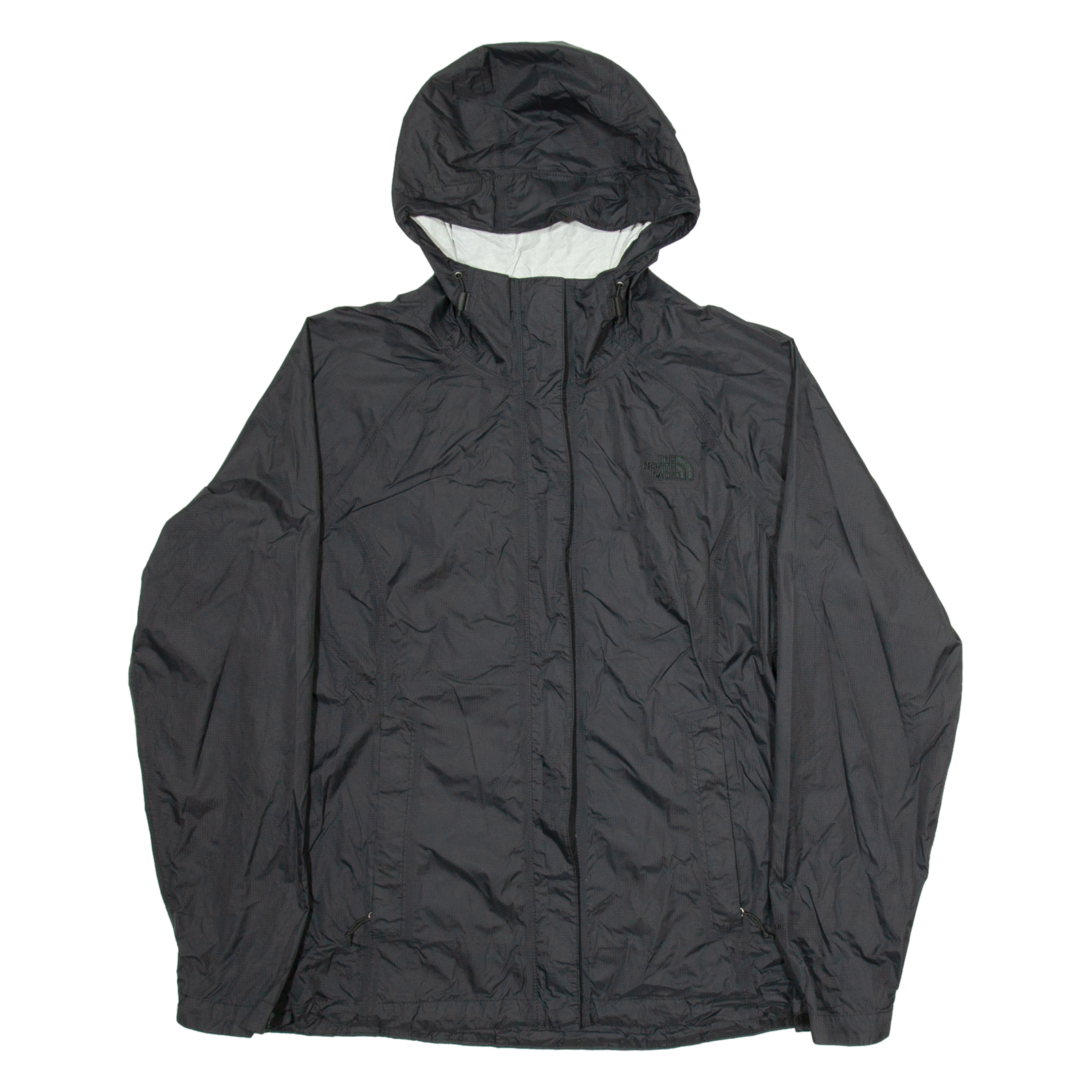 THE NORTH FACE Womens Rain Coat Black  Hooded L Refurbished - N/A refurbished available on Cerqular