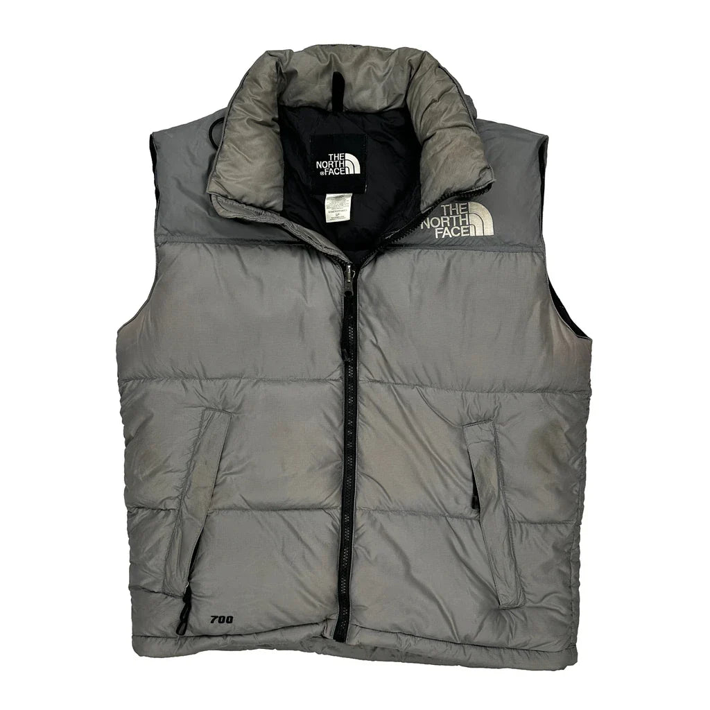 Buy The North Face Gilet - Small Grey Nylon Refurbished - $60.29 The North Face Gilet - Small Grey Nylon Refurbished - Thrifted (note: this is a term often used to describe second- refurbished available on Cerqular