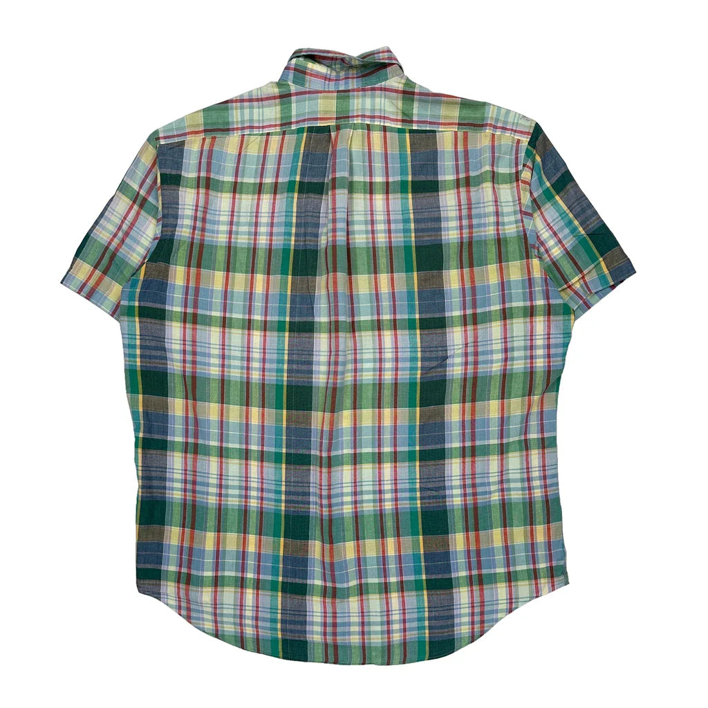 Blake Ralph Lauren Checked Short Sleeve Shirt - XL Multicoloured Cotton Refurbished - Thrifted (note: this is a term often used to describe second- refurbished available on Cerqular
