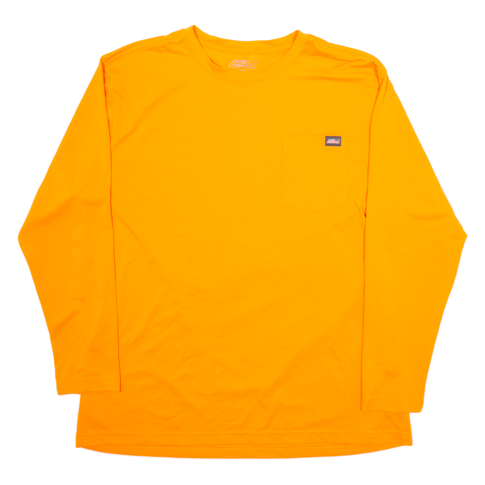 DICKIES Mens T-Shirt Orange Long Sleeve XL Refurbished - N/A refurbished available on Cerqular