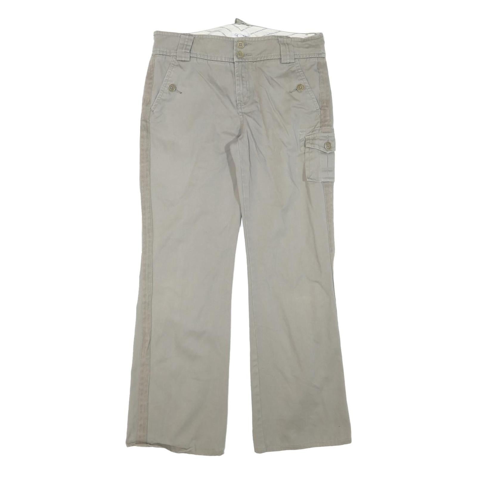 CALVIN KLEIN Mens Cotton Blend Beige Regular Straight Trousers W37 L29 Casual Refurbished - N/A refurbished available on Cerqular