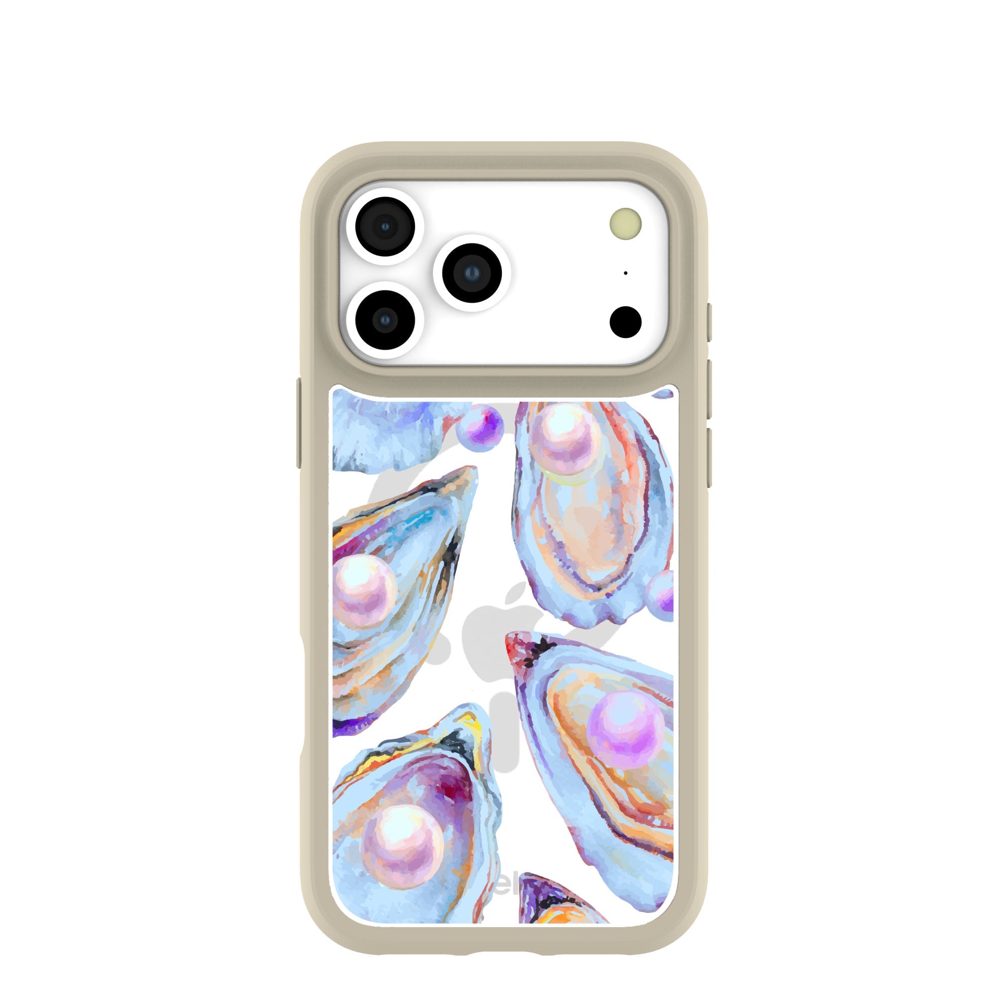 Clear Twilight Pearl iPhone 17 Pro Max Case With London Fog Ridge (MagSafe included) Refurbished - Pela Case refurbished available on Cerqular