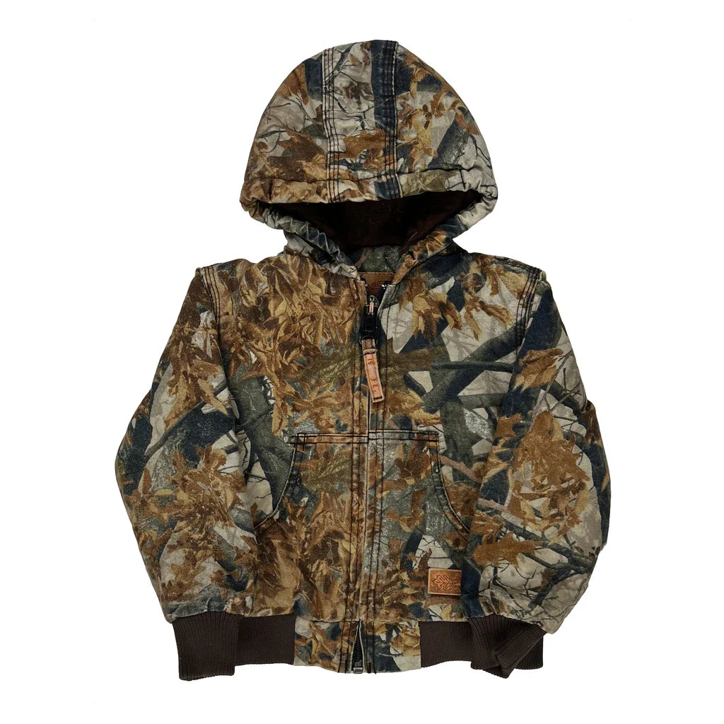 Age 3 Fieldmaster Camo Jacket - XS Camo Cotton Refurbished - Thrifted (note: this is a term often used to describe second- refurbished available on Cerqular