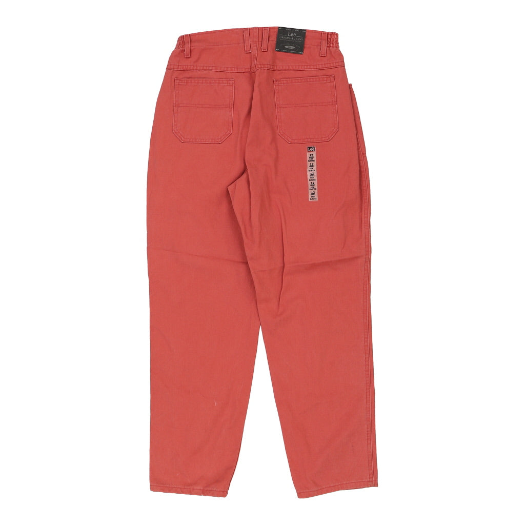 Buy Lee Jeans - 29W UK 10 Red Cotton Refurbished - $30.14 Lee Jeans - 29W UK 10 Red Cotton Refurbished - Thrifted (note: this is a term often used to describe second- refurbished available on Cerqular