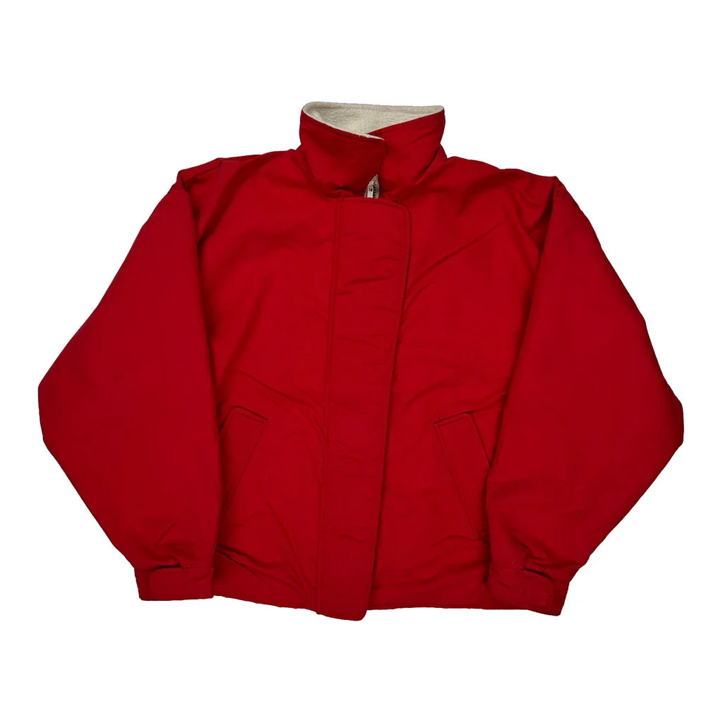 Buy Woolrich Jacket - Large Red Polyester Refurbished - $73.69 Woolrich Jacket - Large Red Polyester Refurbished - Thrifted (note: this is a term often used to describe second- refurbished available on Cerqular