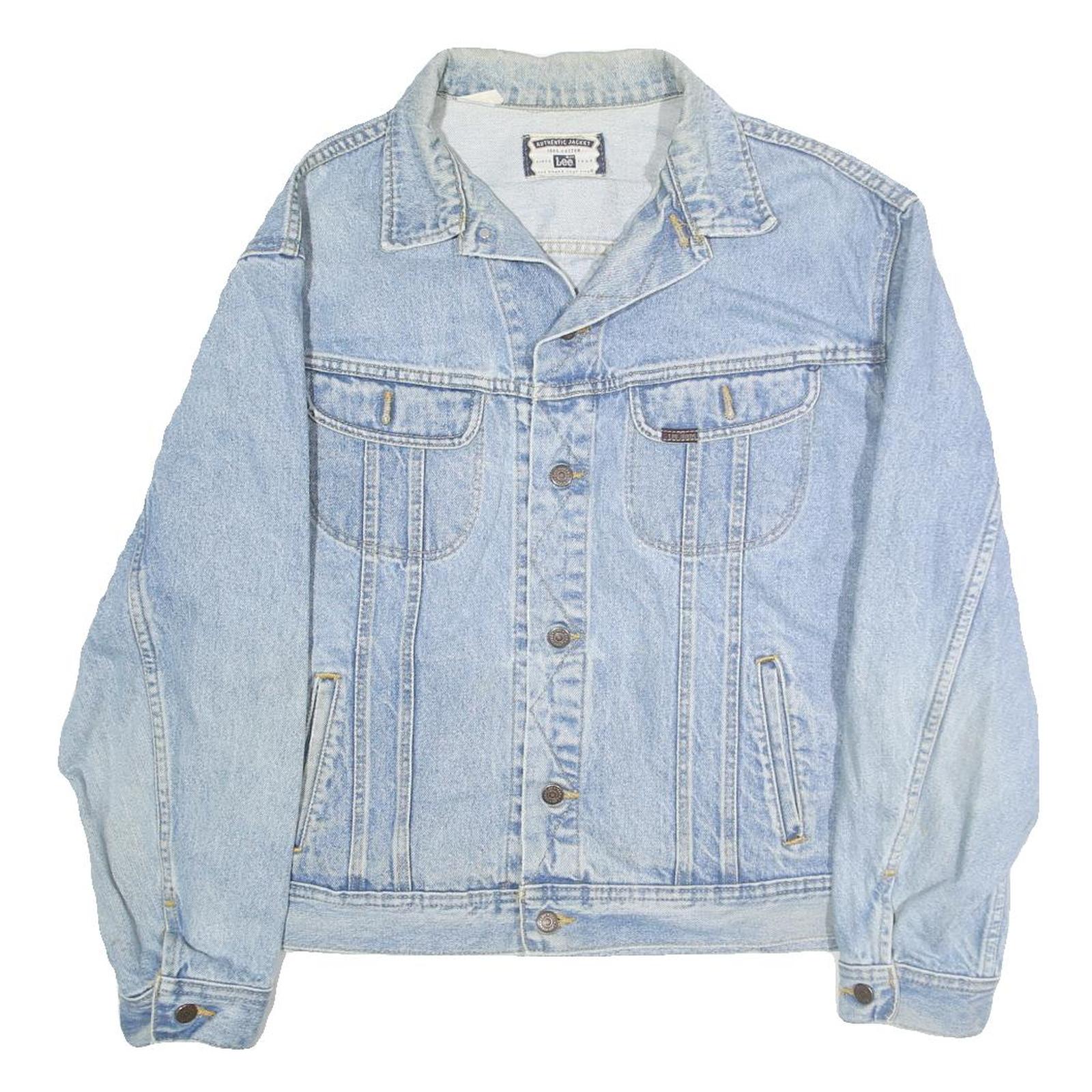 Buy LEE Mens Blue Denim Jacket L Cotton Button Closure Classic Fit Chest Pockets Refurbished - $51.99 LEE Mens Blue Denim Jacket L Cotton Button Closure Classic Fit Chest Pockets Refurbished - N/A refurbished available on Cerqular